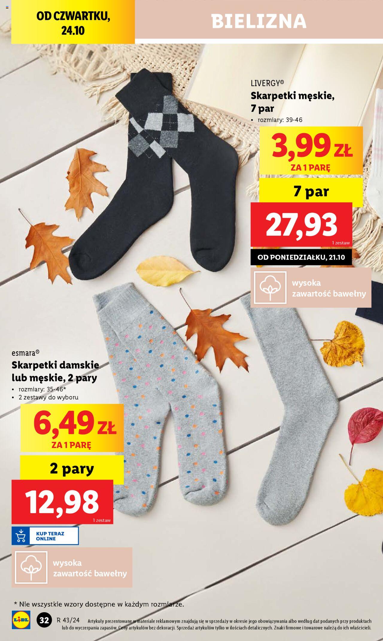 LIDL Katalog gazetka ważna od  21.10.2024 do 26.10.2024 strona 32