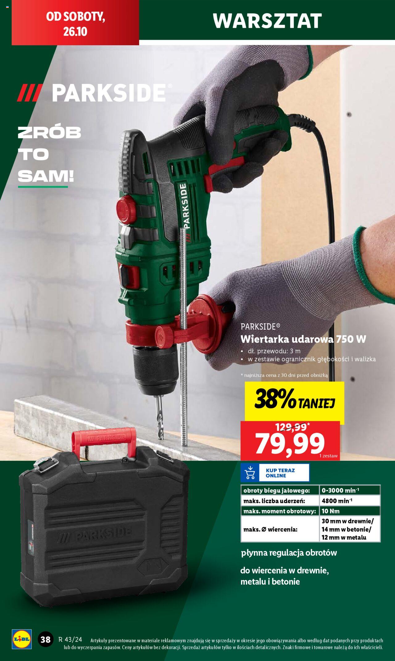 LIDL Katalog gazetka ważna od  21.10.2024 do 26.10.2024 strona 36