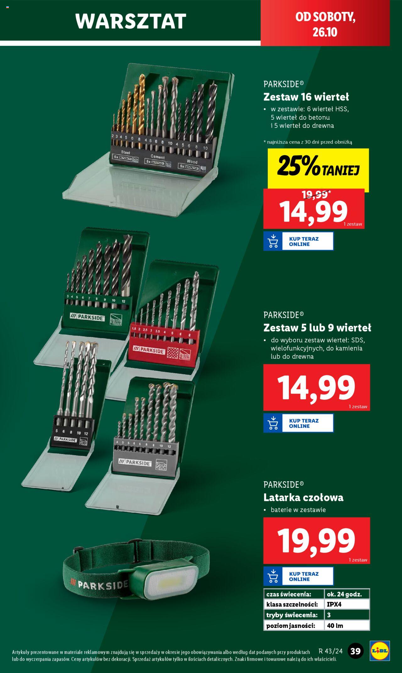 LIDL Katalog gazetka ważna od  21.10.2024 do 26.10.2024 strona 37