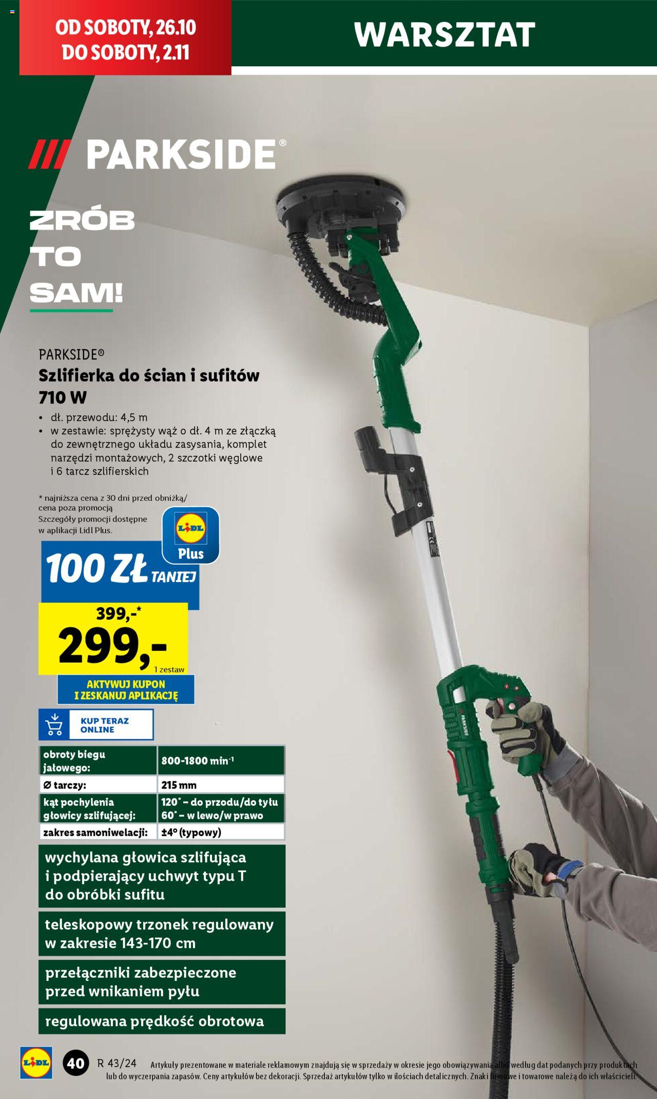 LIDL Katalog gazetka ważna od  21.10.2024 do 26.10.2024 strona 38