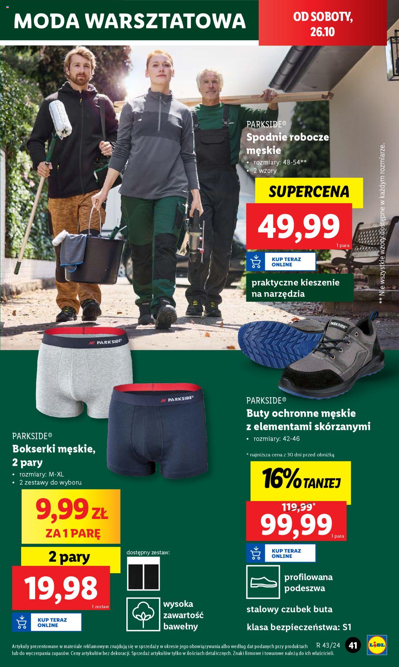 LIDL Katalog gazetka ważna od  21.10.2024 do 26.10.2024 strona 39