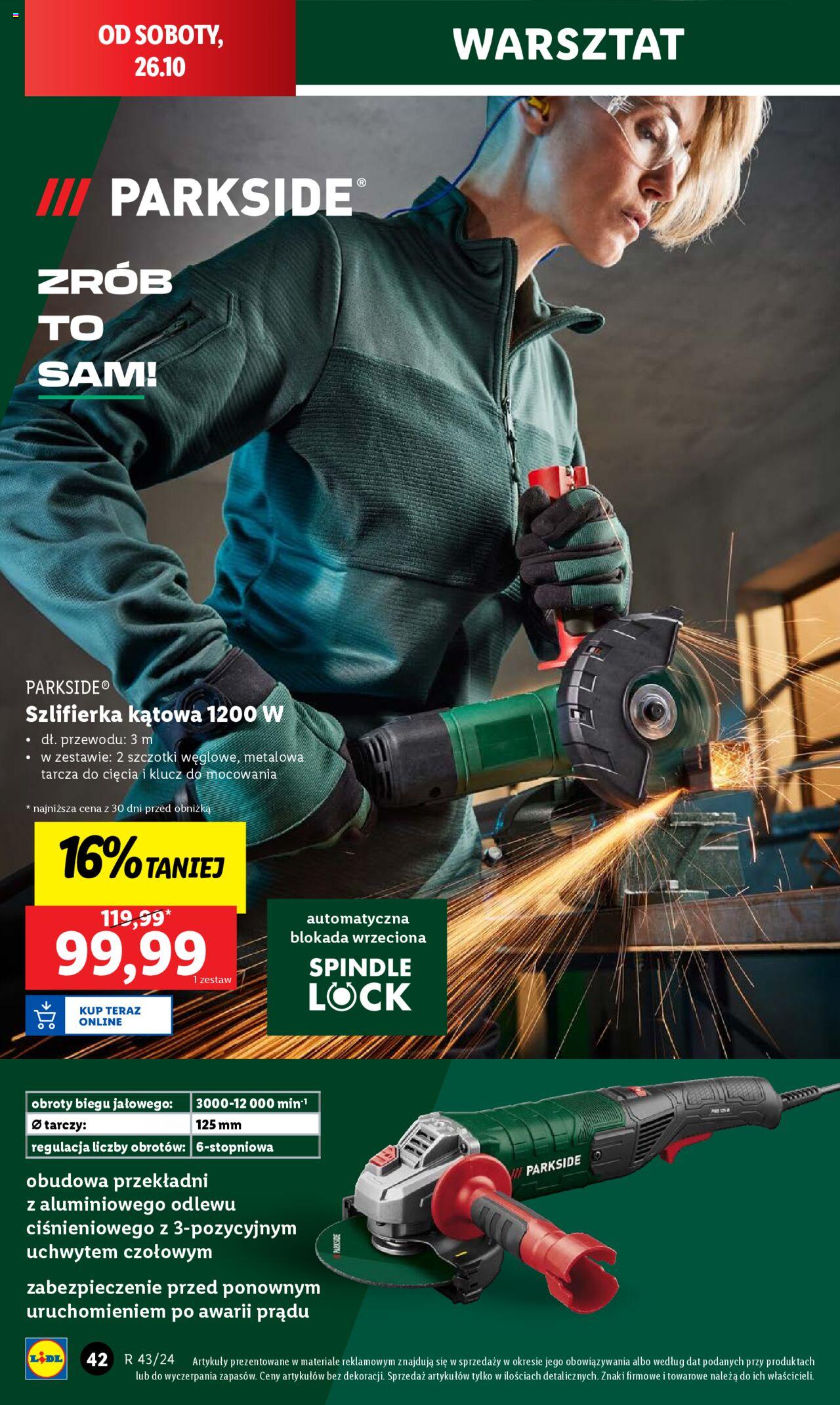 LIDL Katalog gazetka ważna od  21.10.2024 do 26.10.2024 strona 40