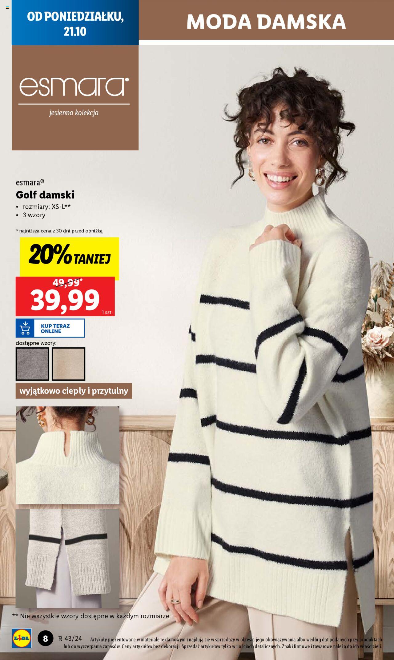 LIDL Katalog gazetka ważna od  21.10.2024 do 26.10.2024 strona 8