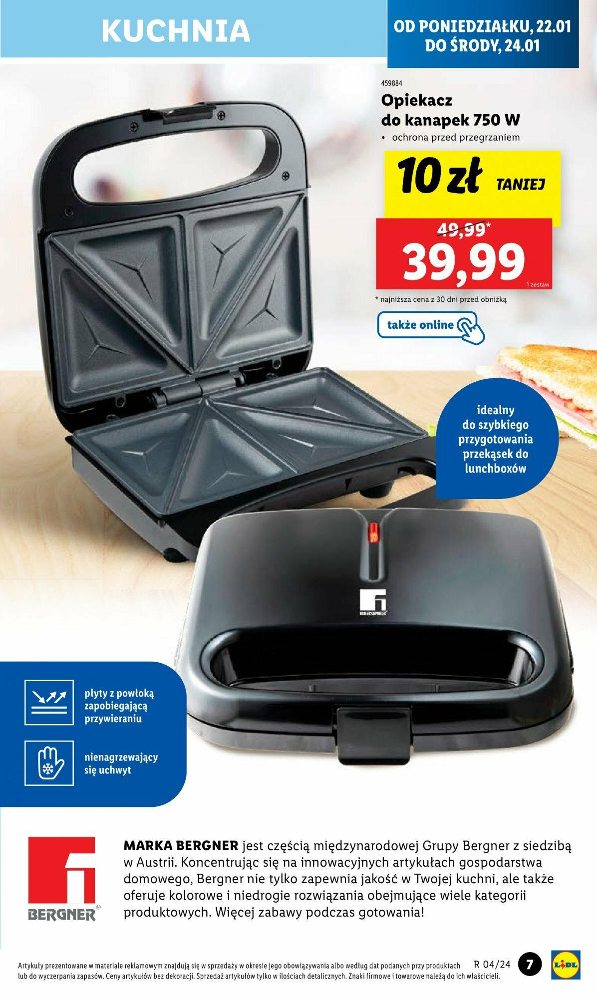 LIDL Katalog gazetka ważna od 22.01.2024 do 27.01.2024 strona 10