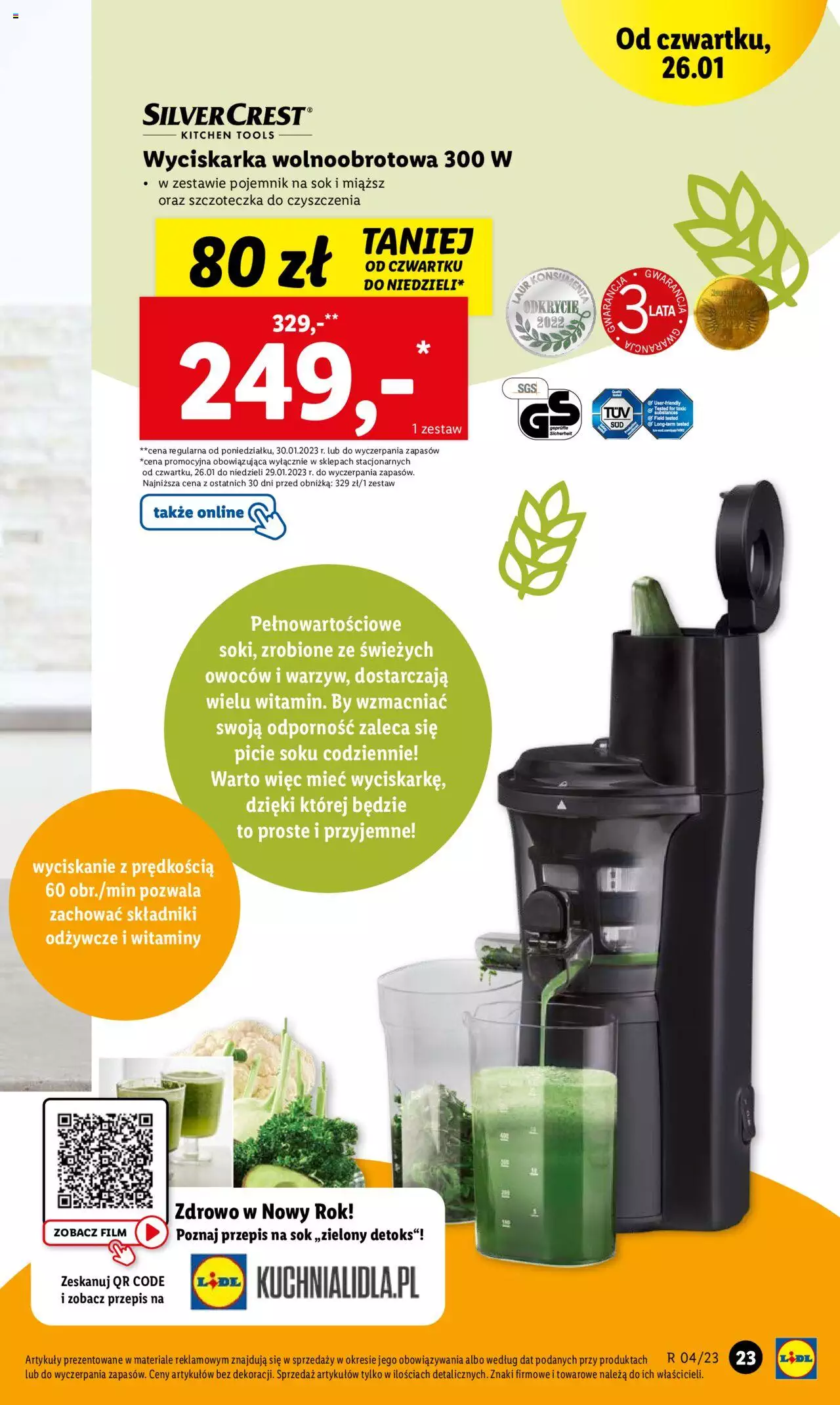 Lidl Katalog gazetka ważna od 23.01.2023 do 29.01.2023 strona 25