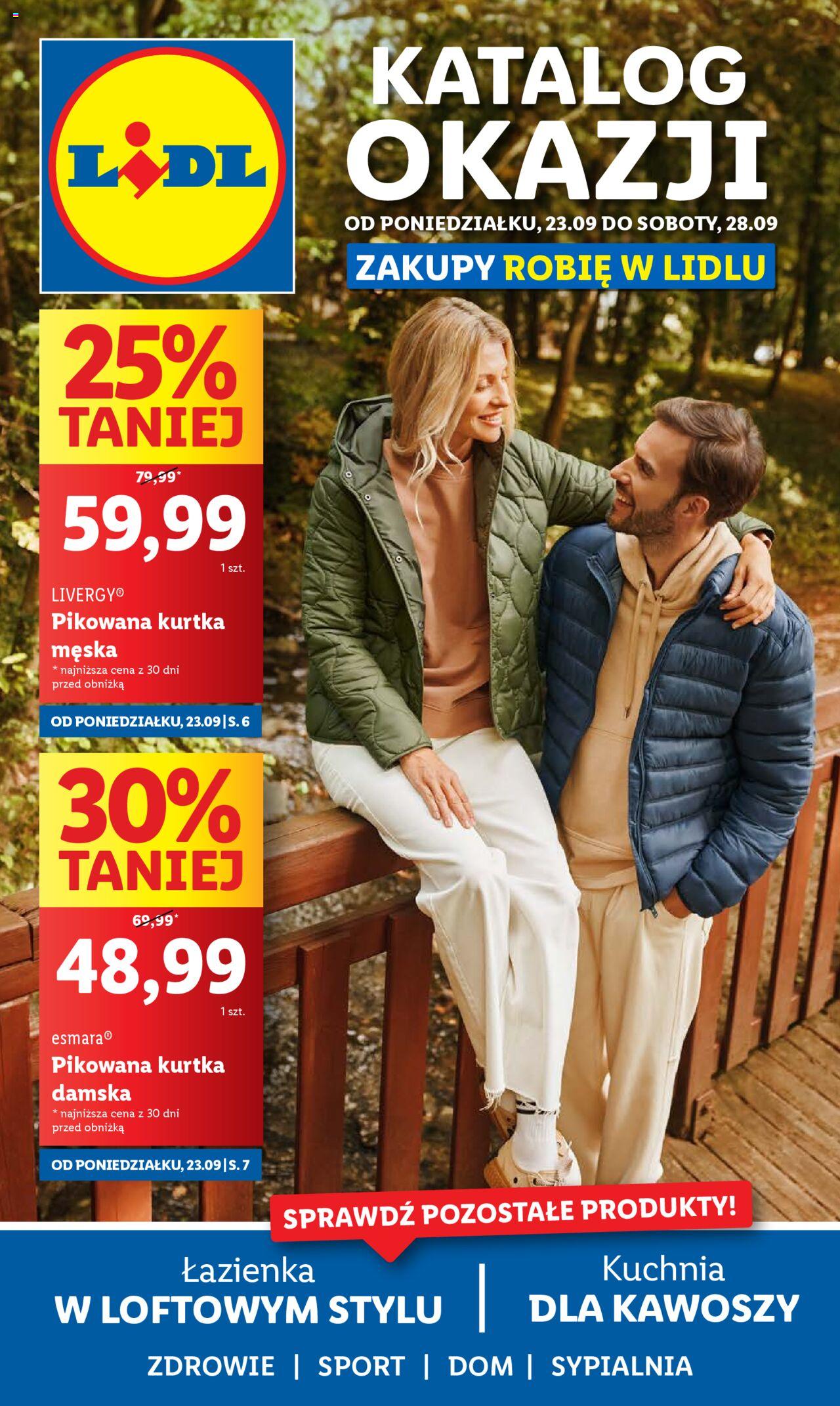 LIDL Katalog gazetka ważna od 23.09.2024 do 28.09.2024 strona 1