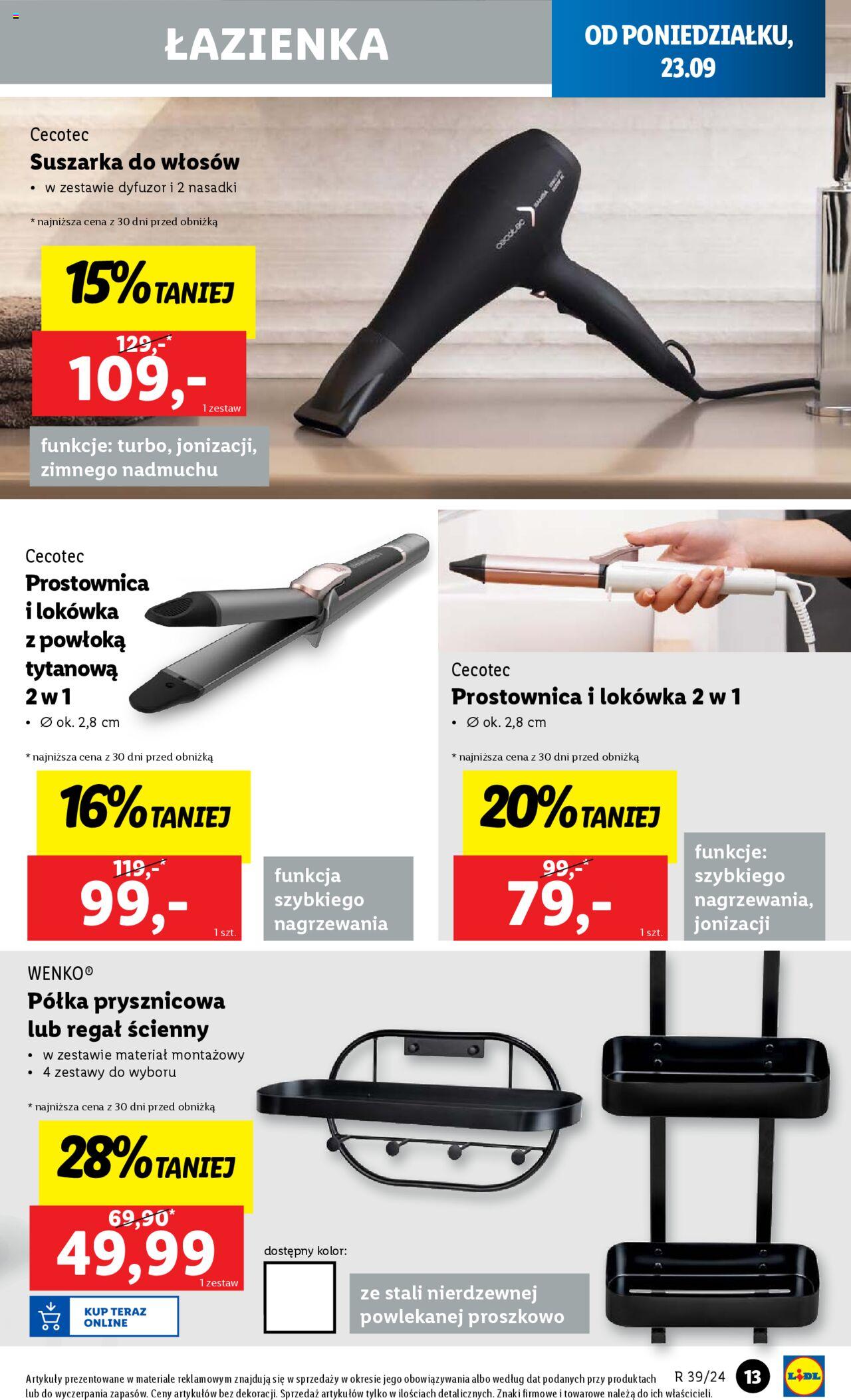 LIDL Katalog gazetka ważna od 23.09.2024 do 28.09.2024 strona 16