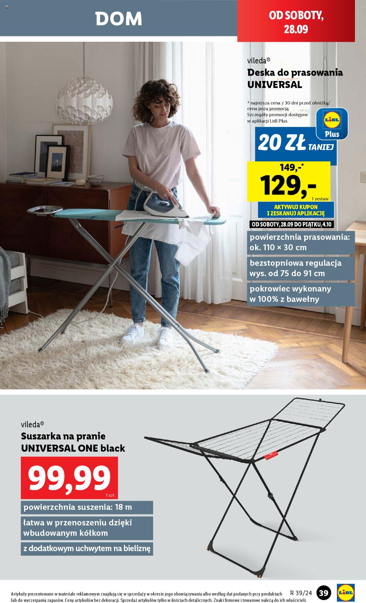 LIDL Katalog gazetka ważna od 23.09.2024 do 28.09.2024 strona 42