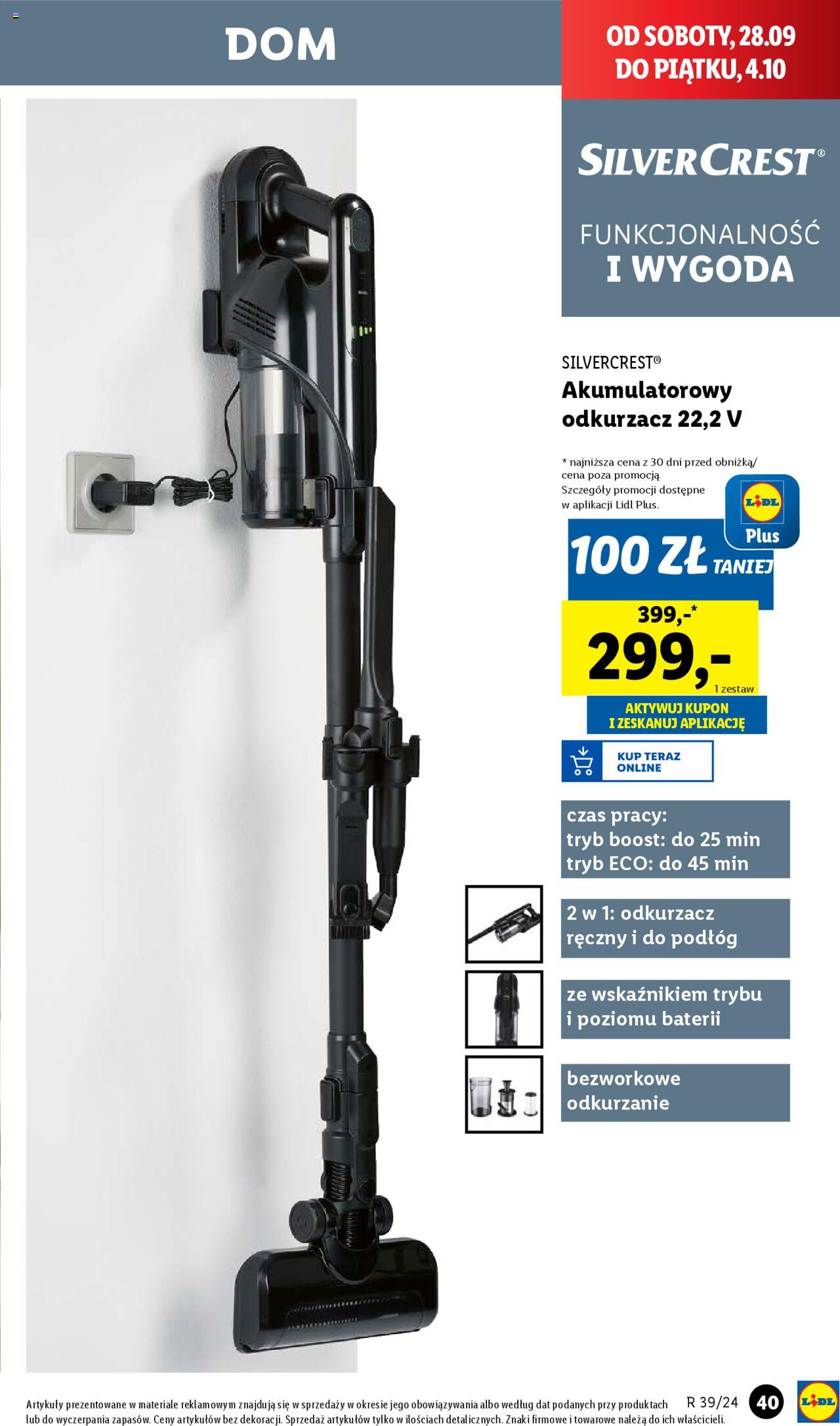 LIDL Katalog gazetka ważna od 23.09.2024 do 28.09.2024 strona 43