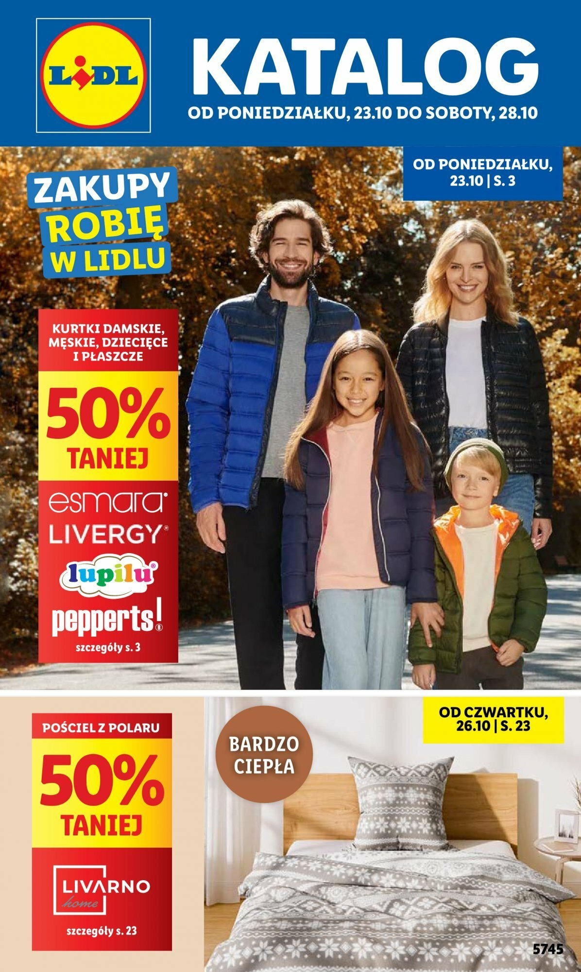LIDL Katalog gazetka ważna od 23.10.2023 do 28.10.2023 strona 1