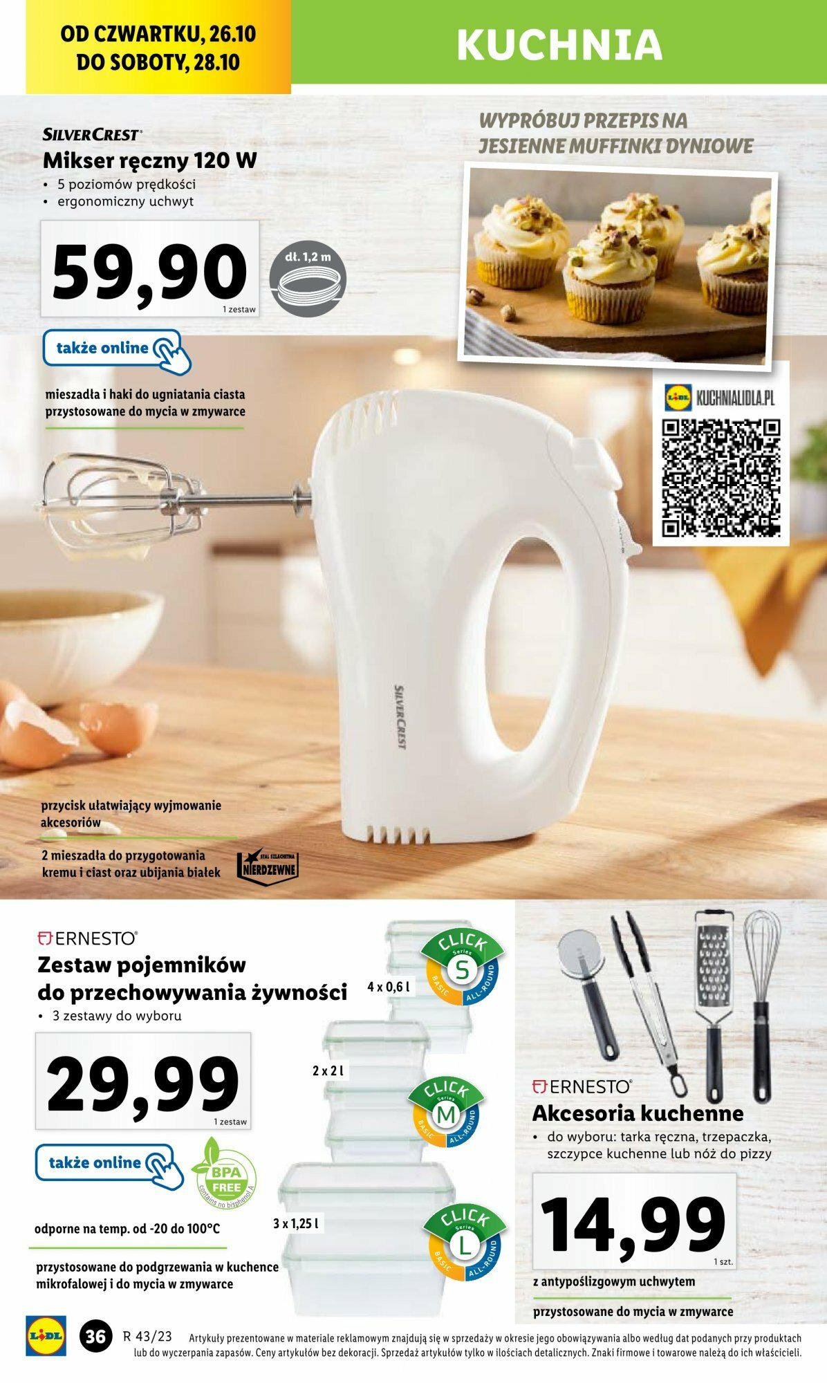 LIDL Katalog gazetka ważna od 23.10.2023 do 28.10.2023 strona 36