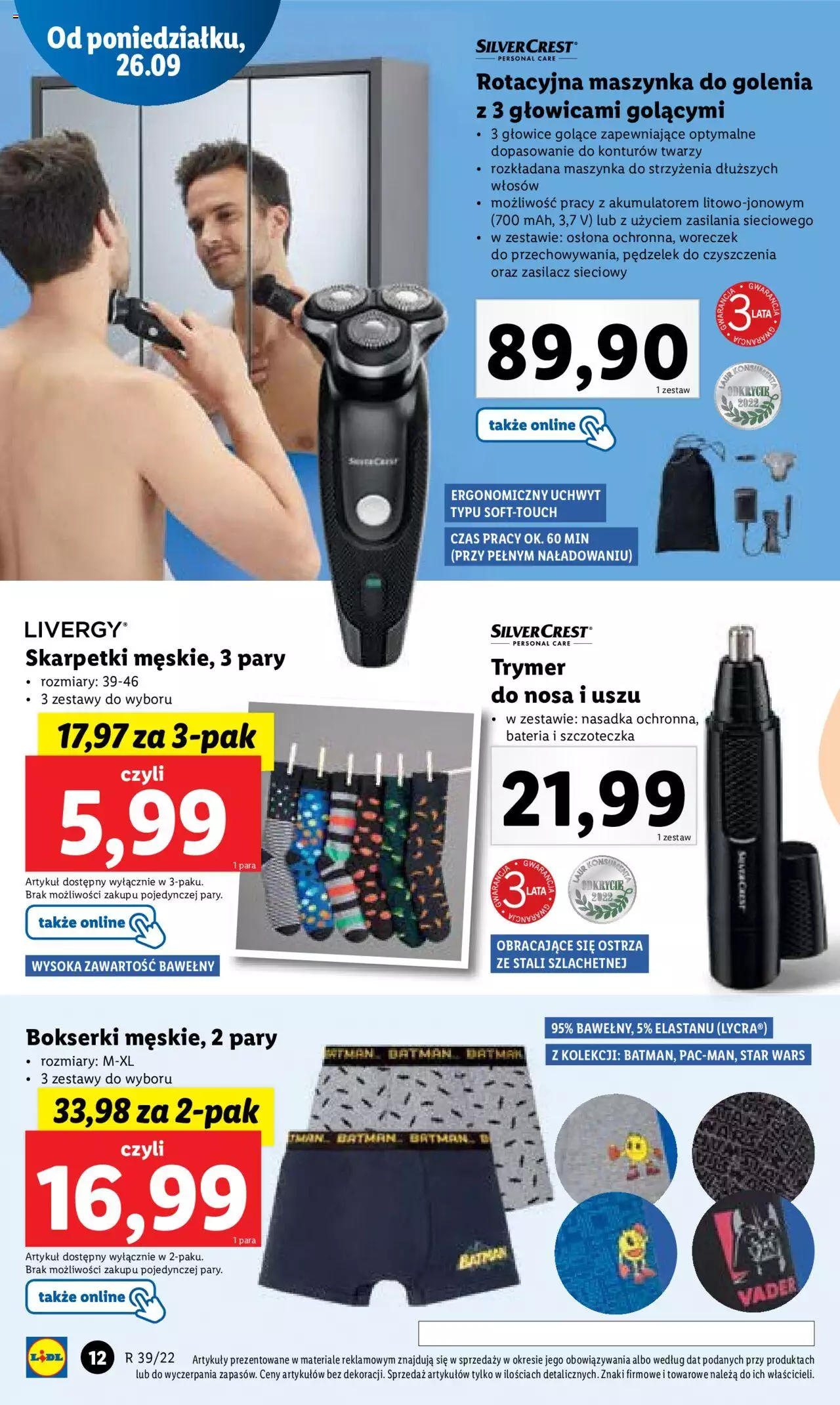 Lidl Katalog gazetka ważna od 26.09.2022 do 01.10.2022 strona 12