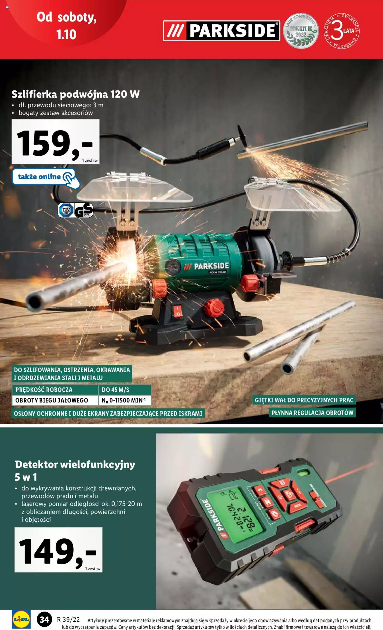 Lidl Katalog gazetka ważna od 26.09.2022 do 01.10.2022 strona 38