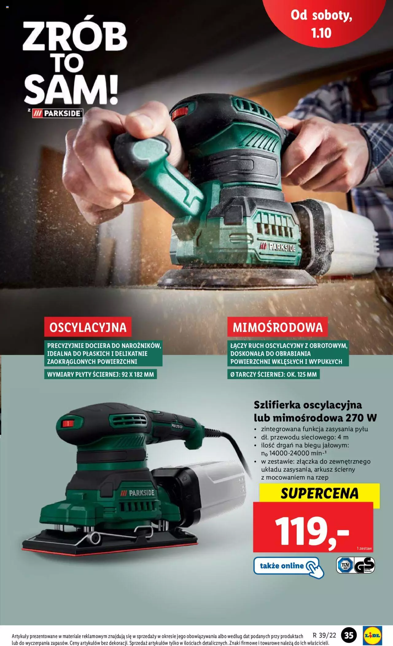 Lidl Katalog gazetka ważna od 26.09.2022 do 01.10.2022 strona 39