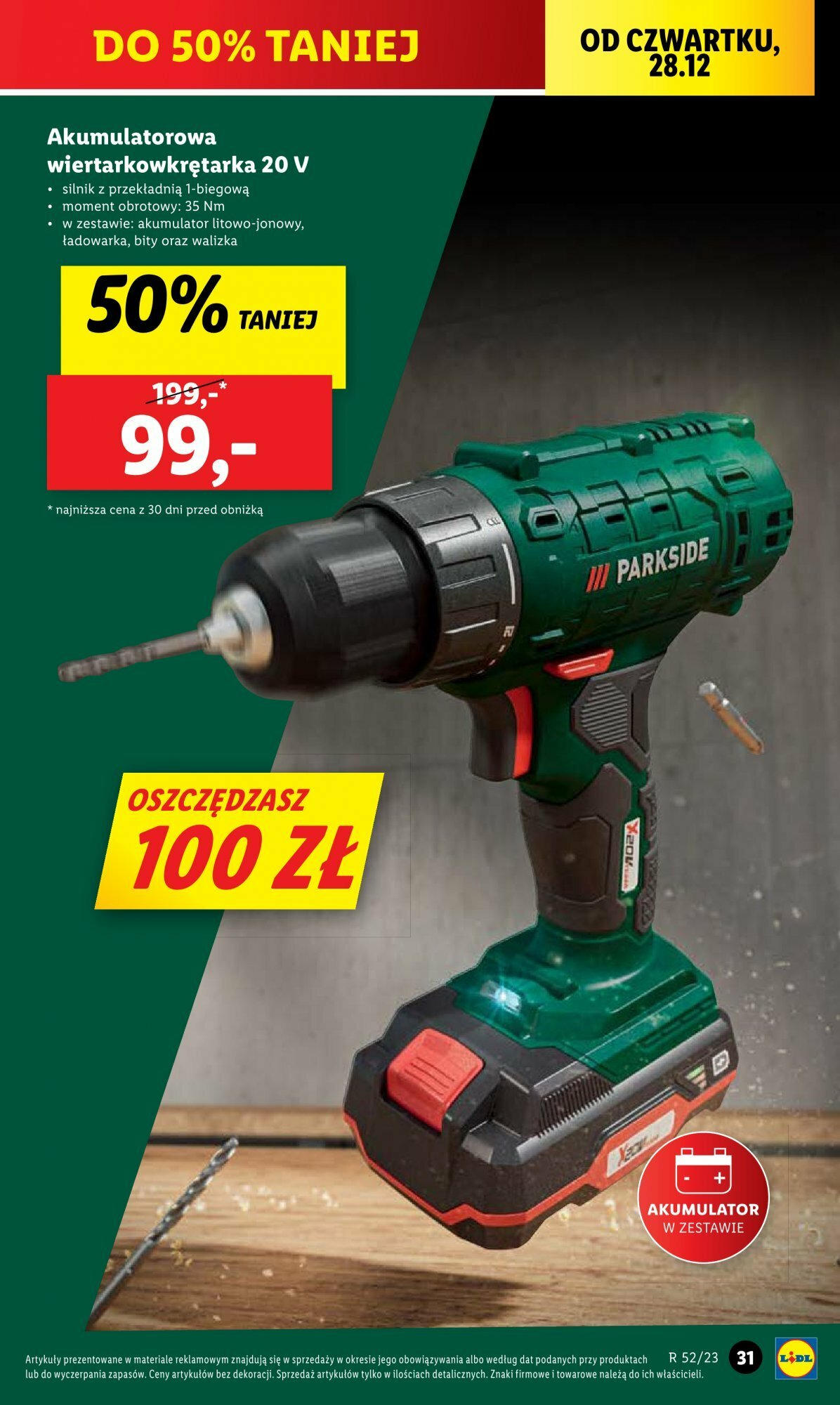 LIDL Katalog gazetka ważna od  27.12.2023 do 30.12.2023 strona 34