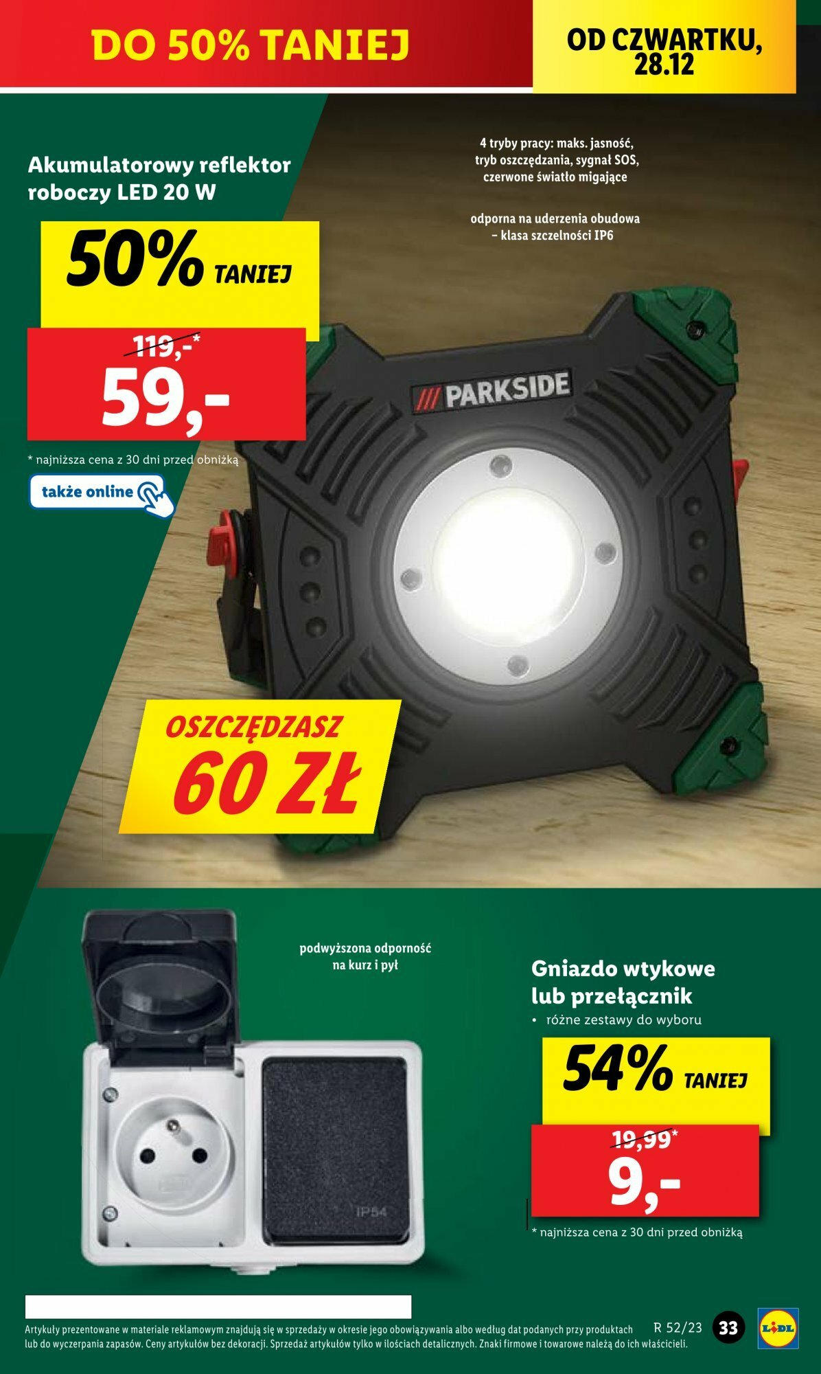 LIDL Katalog gazetka ważna od  27.12.2023 do 30.12.2023 strona 36