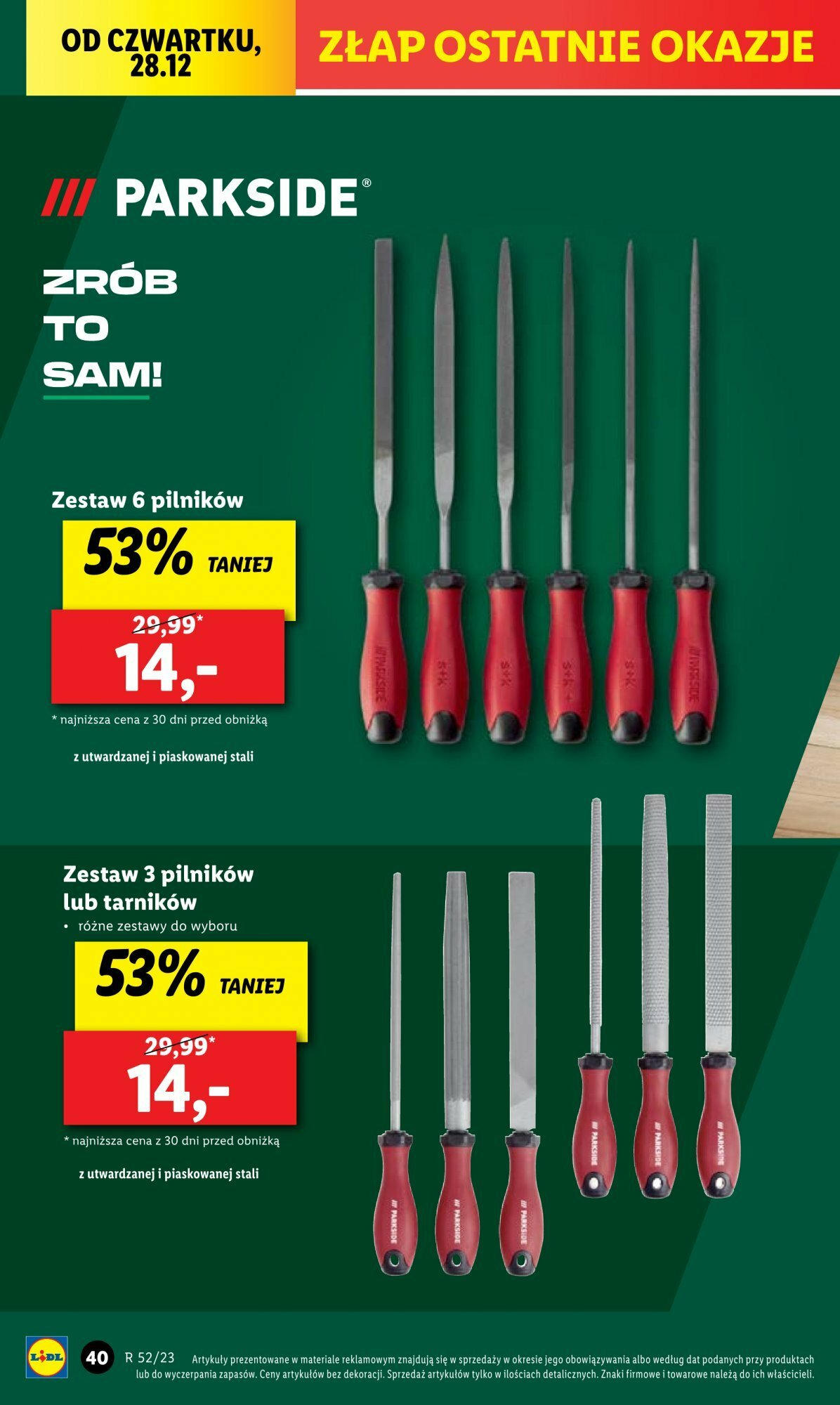 LIDL Katalog gazetka ważna od  27.12.2023 do 30.12.2023 strona 43