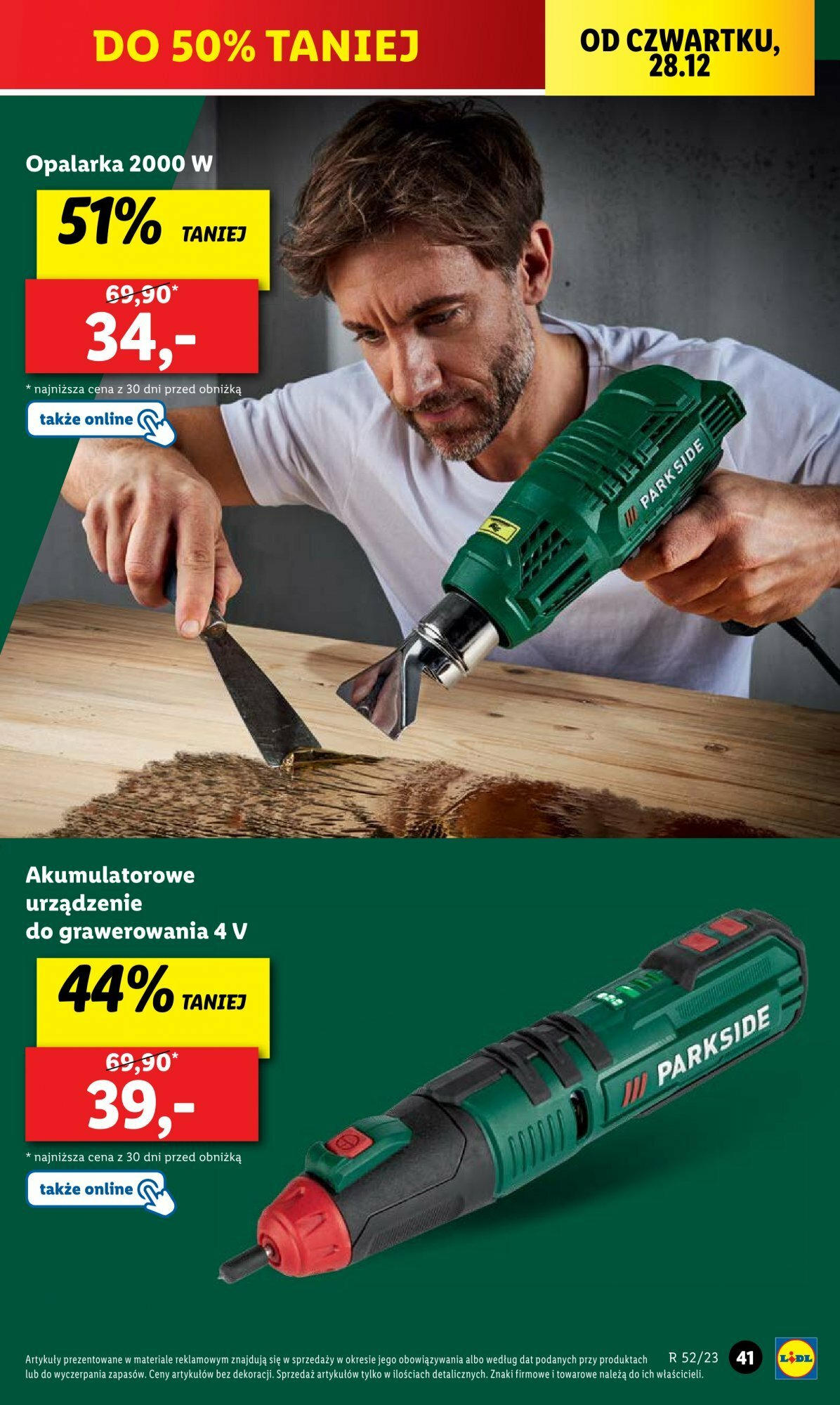 LIDL Katalog gazetka ważna od  27.12.2023 do 30.12.2023 strona 44
