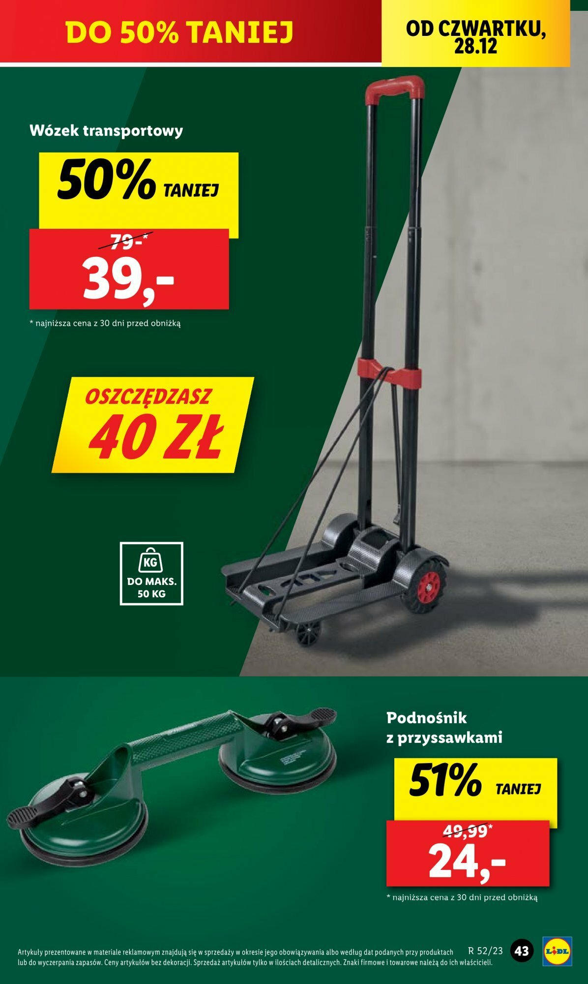 LIDL Katalog gazetka ważna od  27.12.2023 do 30.12.2023 strona 46