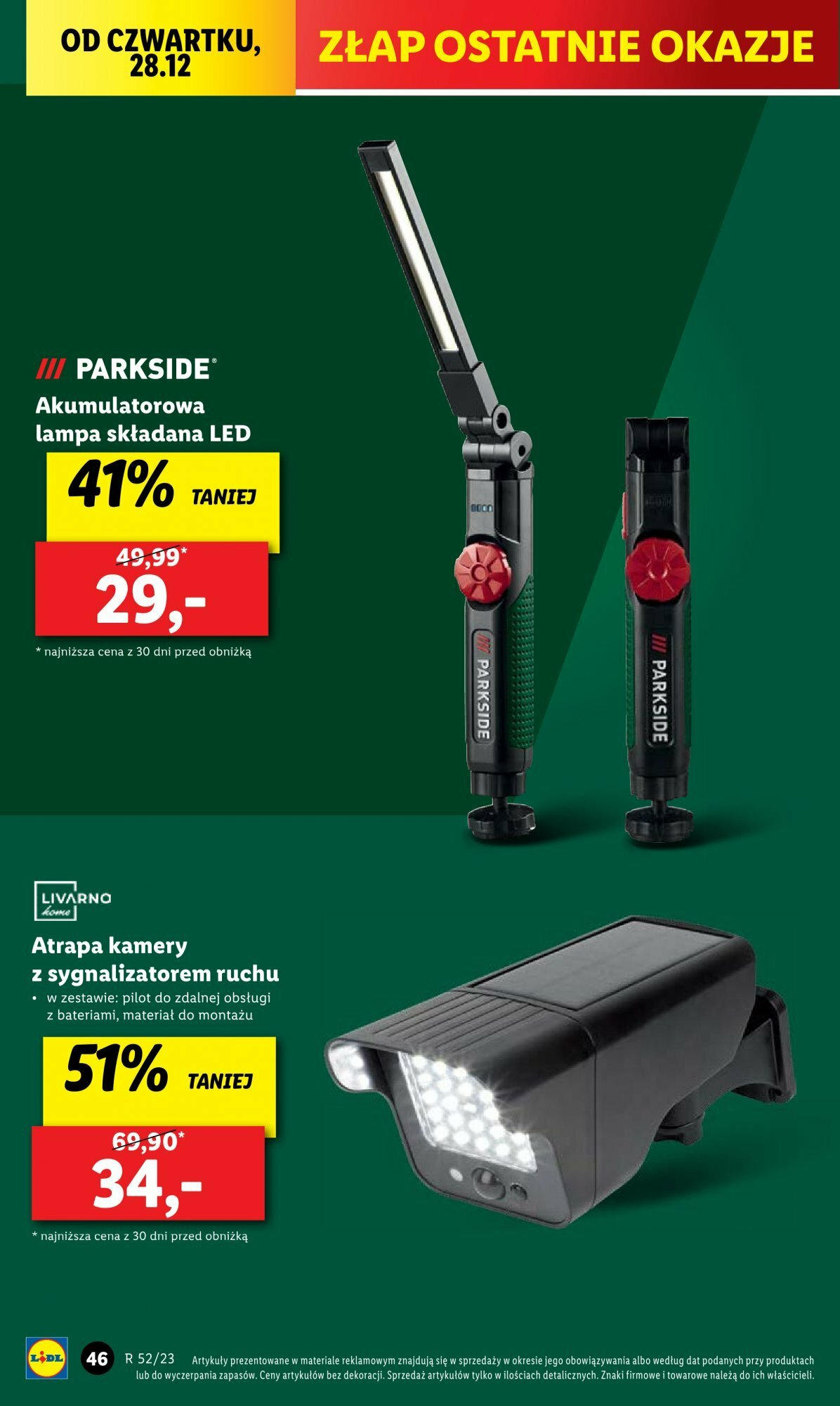 LIDL Katalog gazetka ważna od  27.12.2023 do 30.12.2023 strona 49