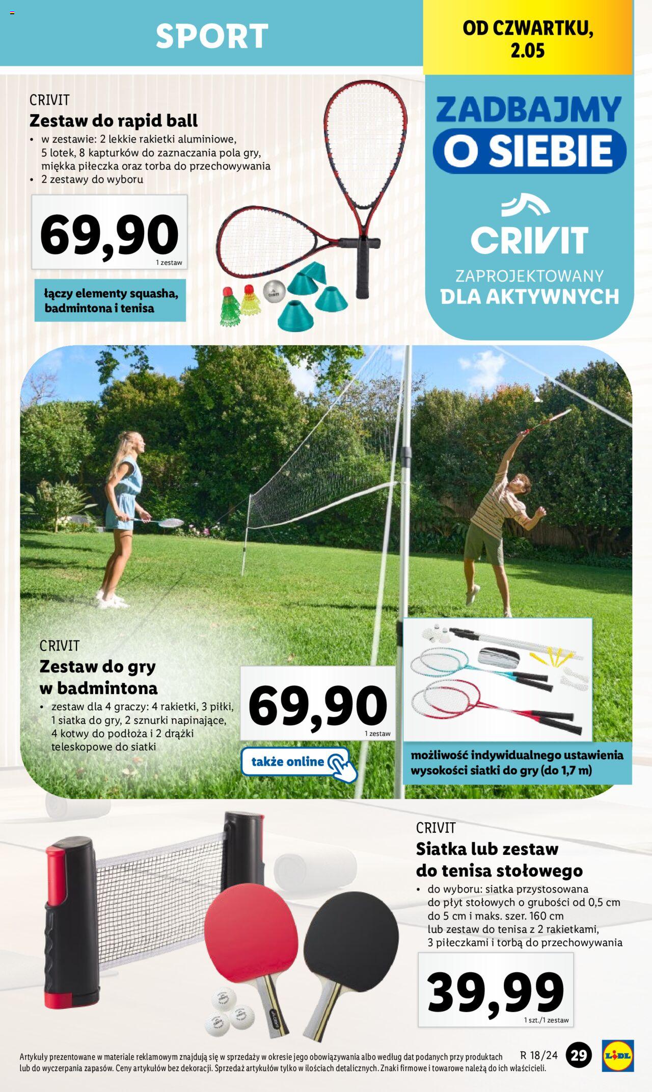 LIDL Katalog gazetka ważna od 29.04.2024 do 04.05.2024 strona 31