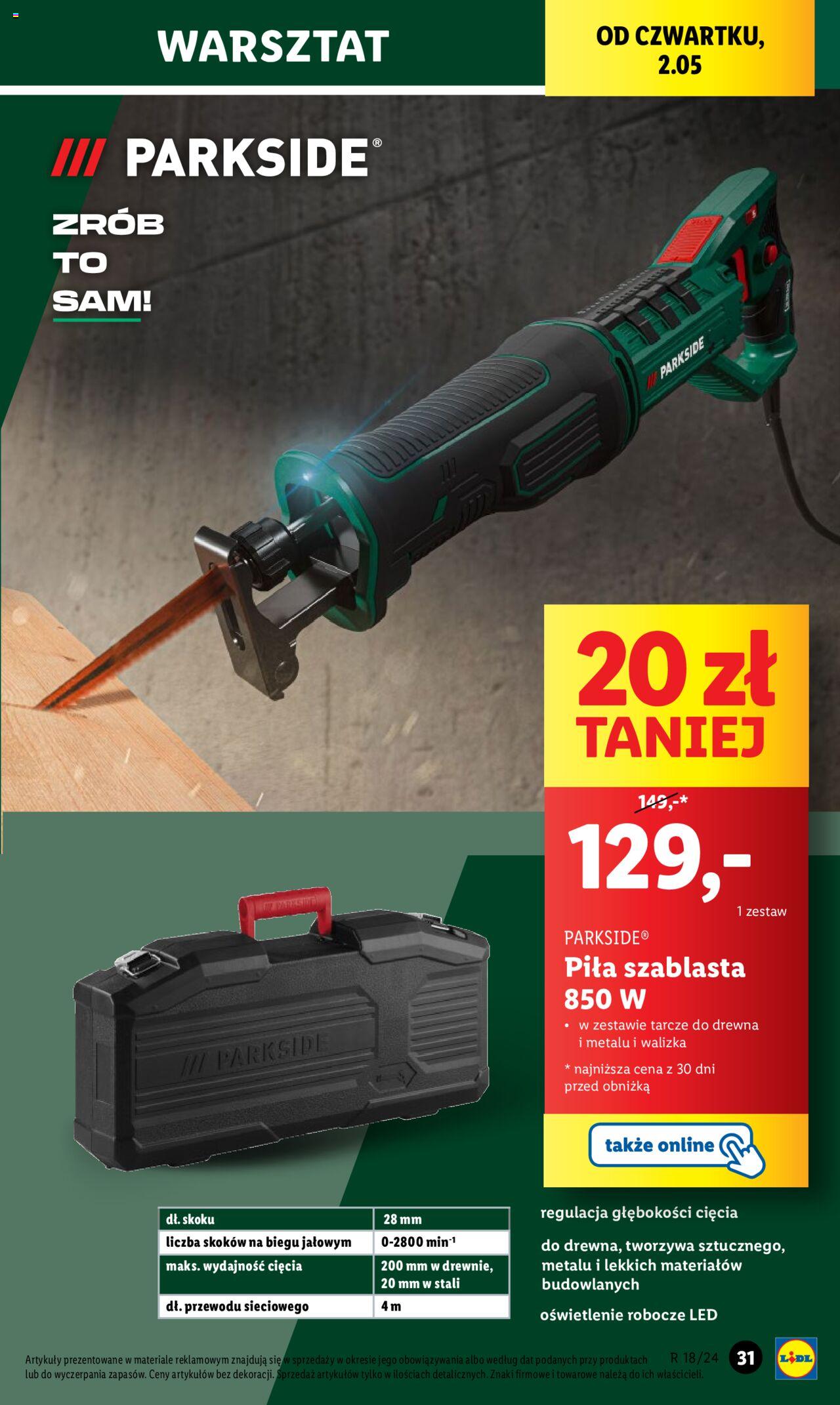LIDL Katalog gazetka ważna od 29.04.2024 do 04.05.2024 strona 33