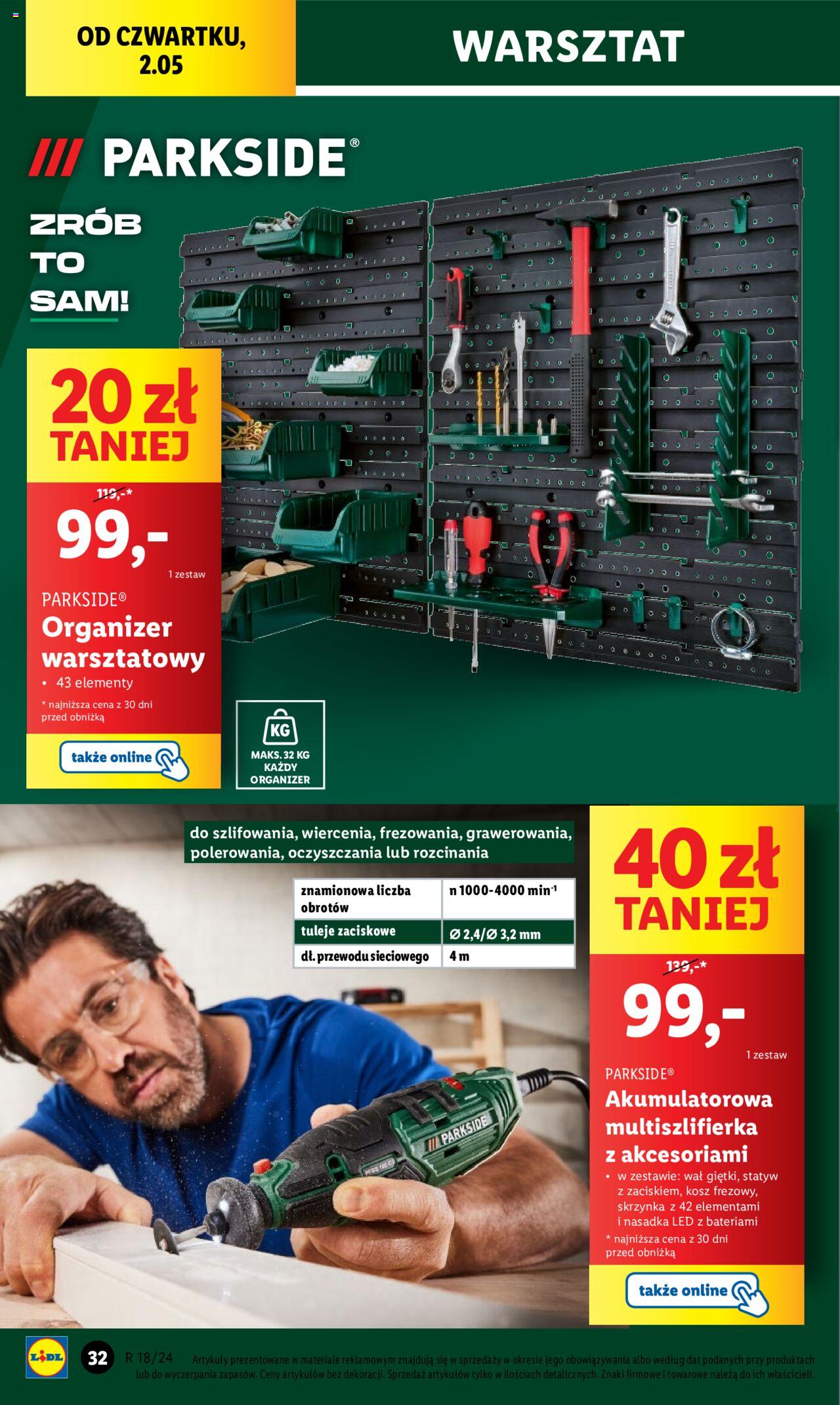 LIDL Katalog gazetka ważna od 29.04.2024 do 04.05.2024 strona 34