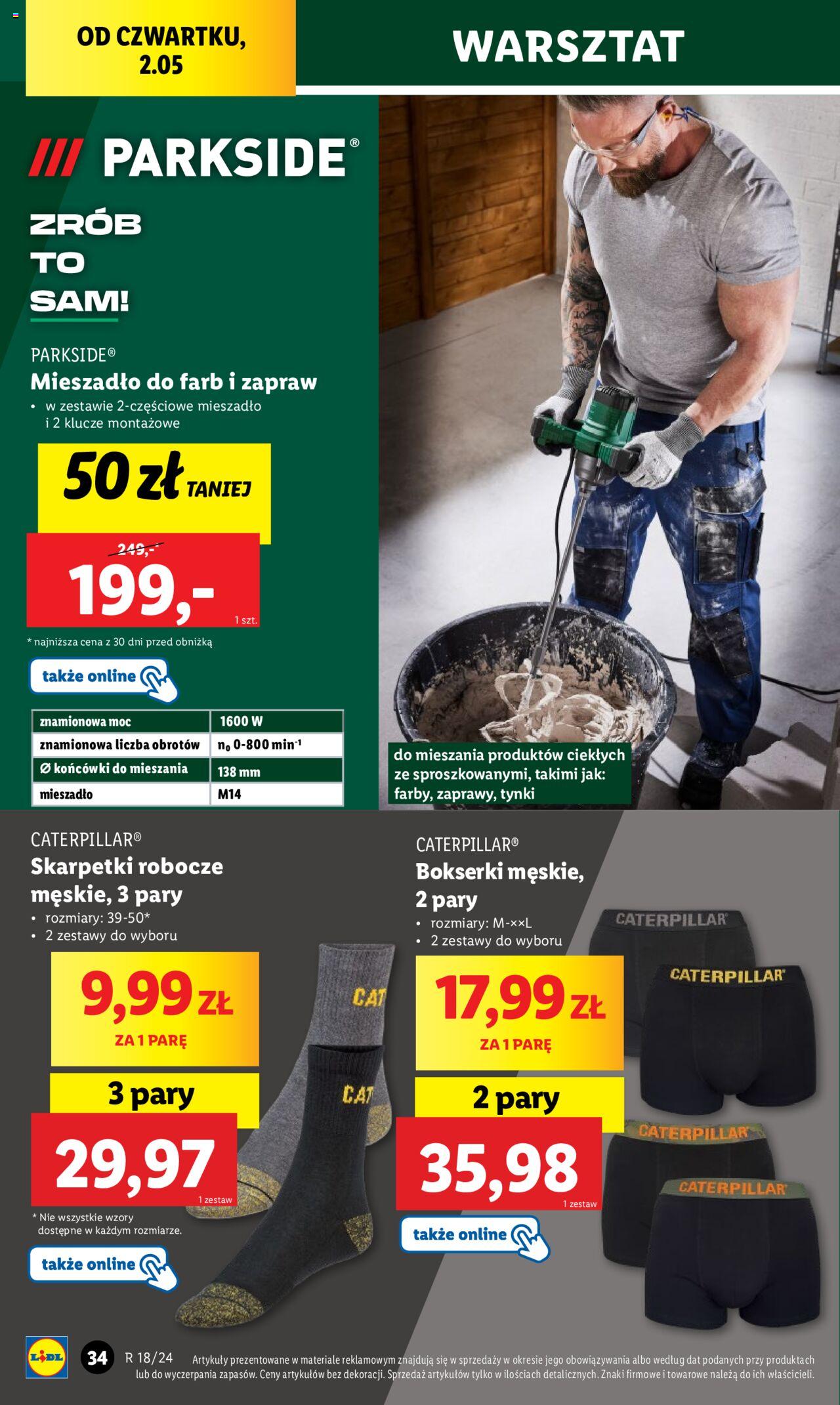 LIDL Katalog gazetka ważna od 29.04.2024 do 04.05.2024 strona 36