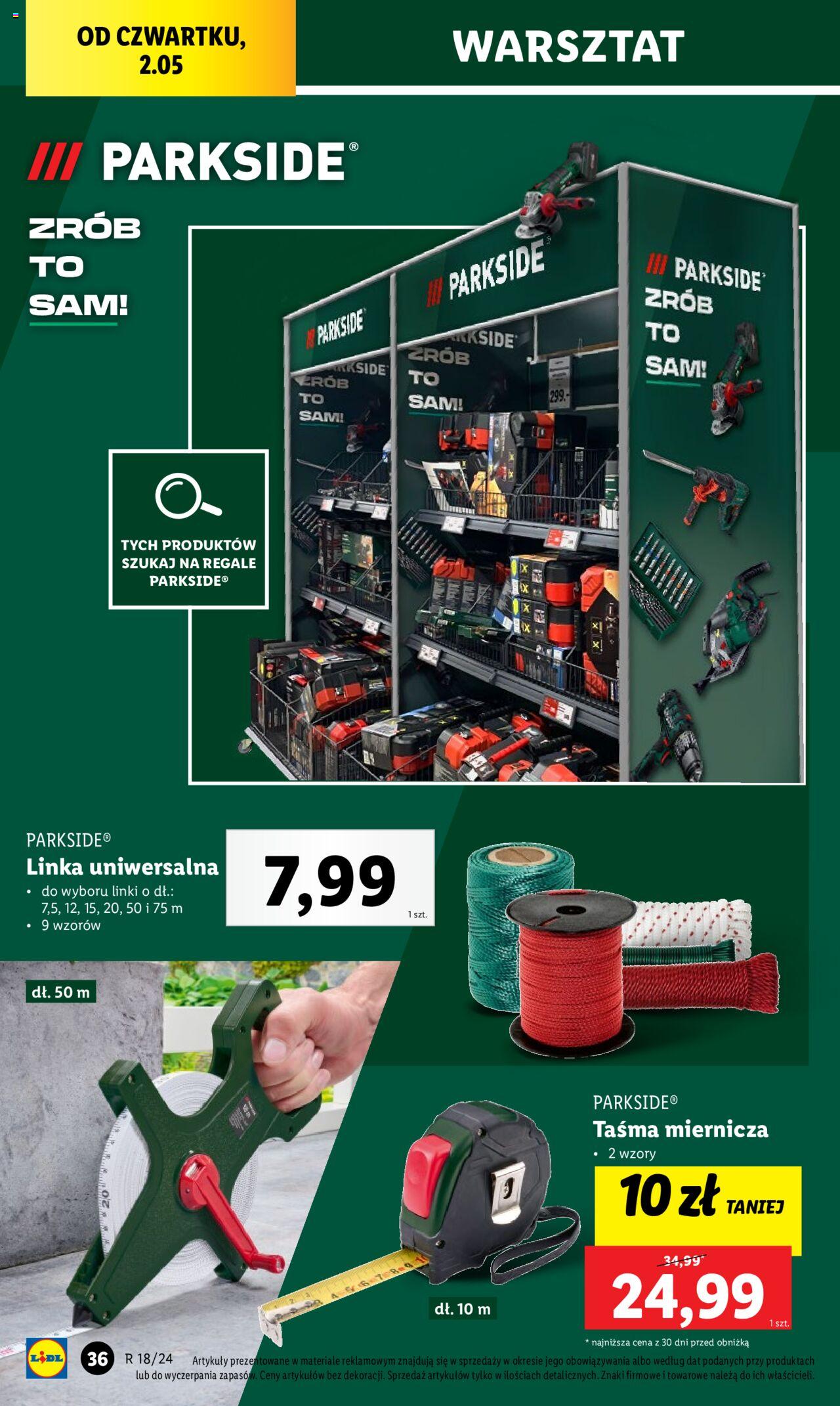 LIDL Katalog gazetka ważna od 29.04.2024 do 04.05.2024 strona 38