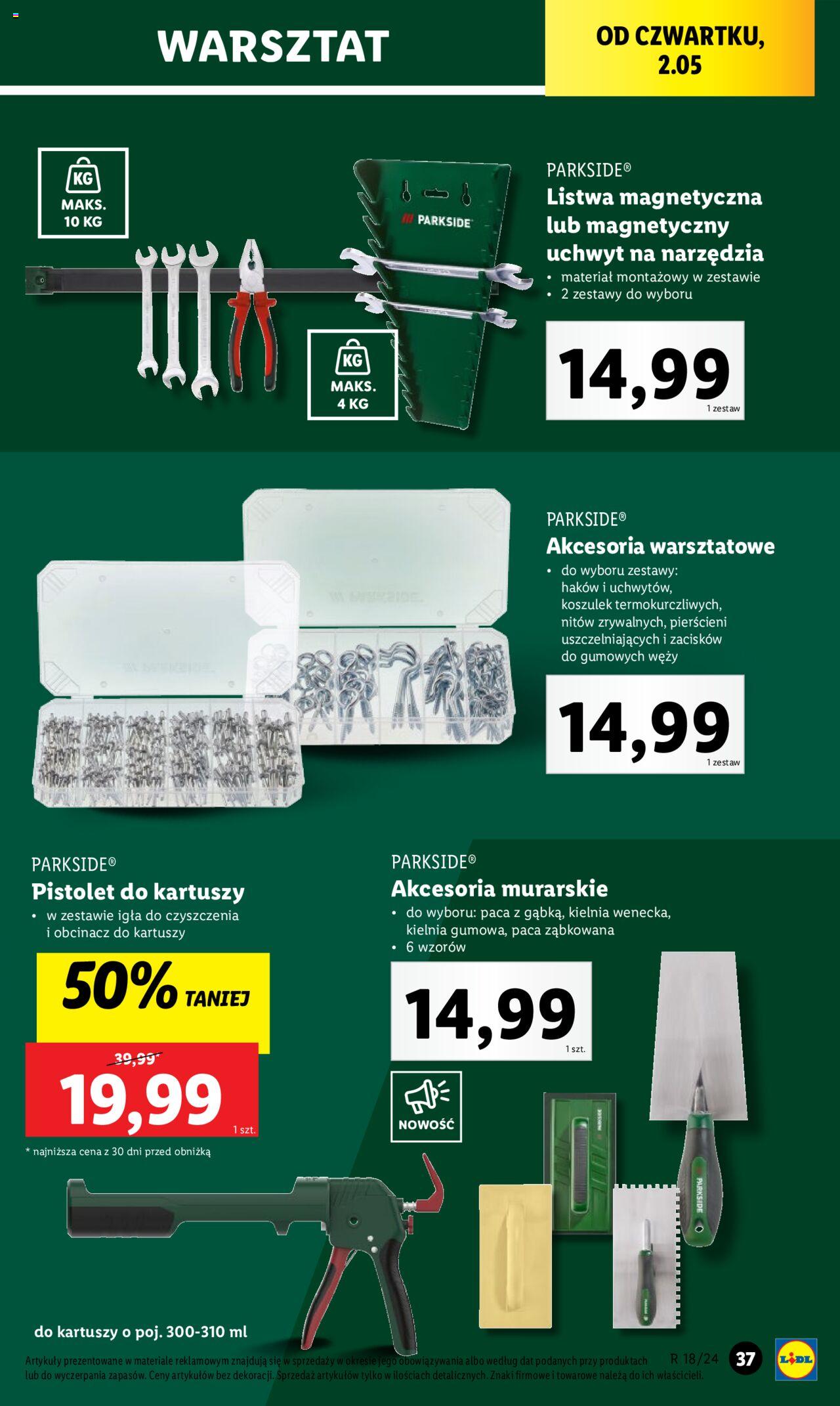 LIDL Katalog gazetka ważna od 29.04.2024 do 04.05.2024 strona 39