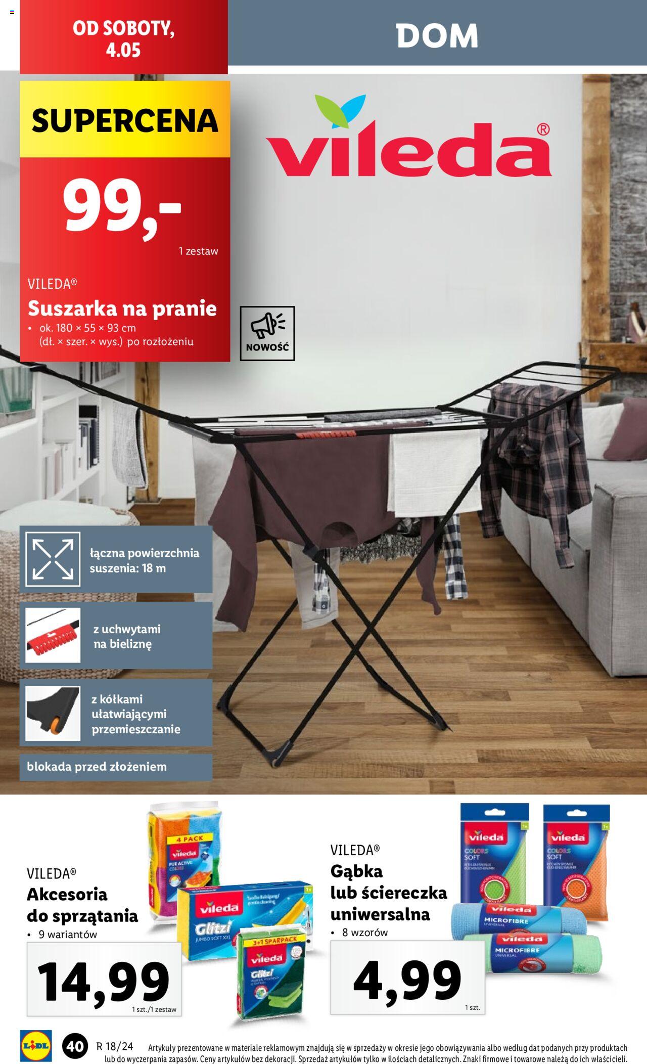 LIDL Katalog gazetka ważna od 29.04.2024 do 04.05.2024 strona 43
