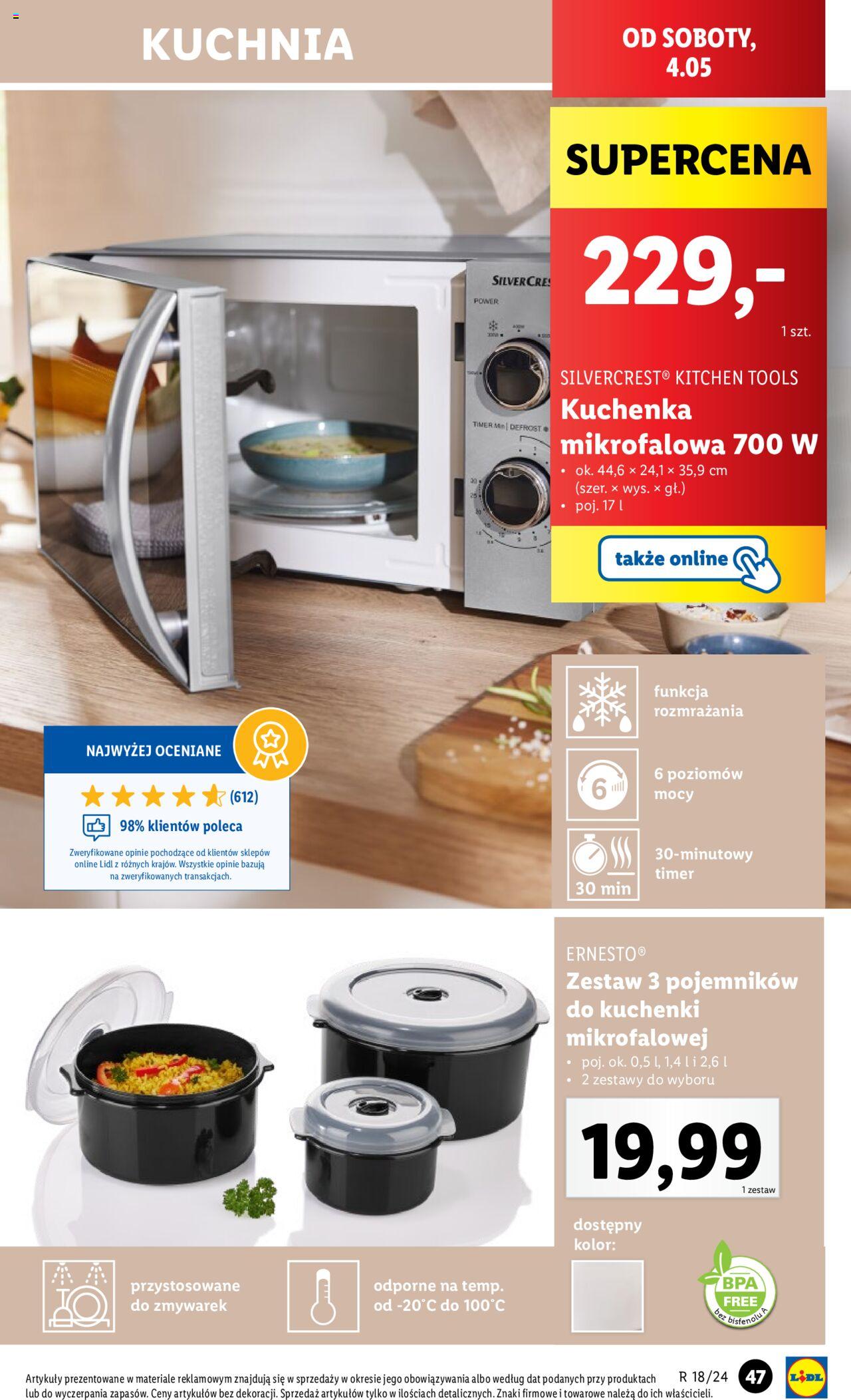 LIDL Katalog gazetka ważna od 29.04.2024 do 04.05.2024 strona 50