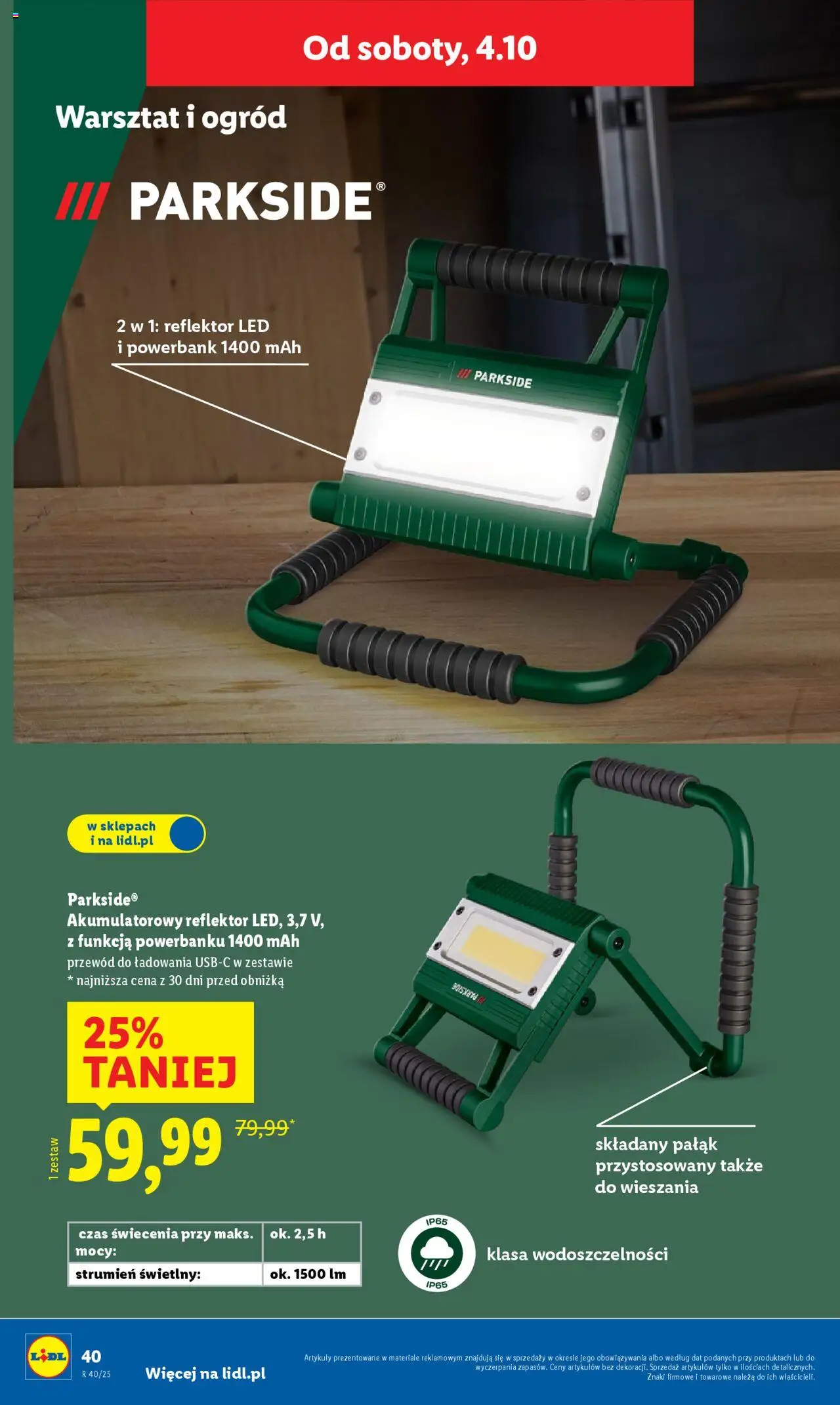 LIDL Katalog gazetka ważna od 29.09.2025 do 04.10.2025 strona 50