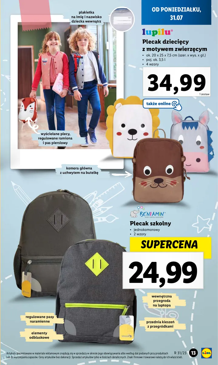 LIDL Katalog gazetka ważna od  31.07.2023 do 05.08.2023 strona 25