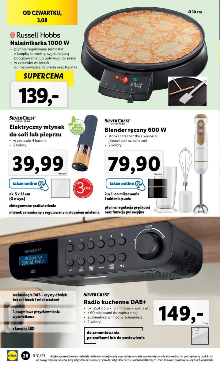 LIDL Katalog gazetka ważna od  31.07.2023 do 05.08.2023 strona 29
