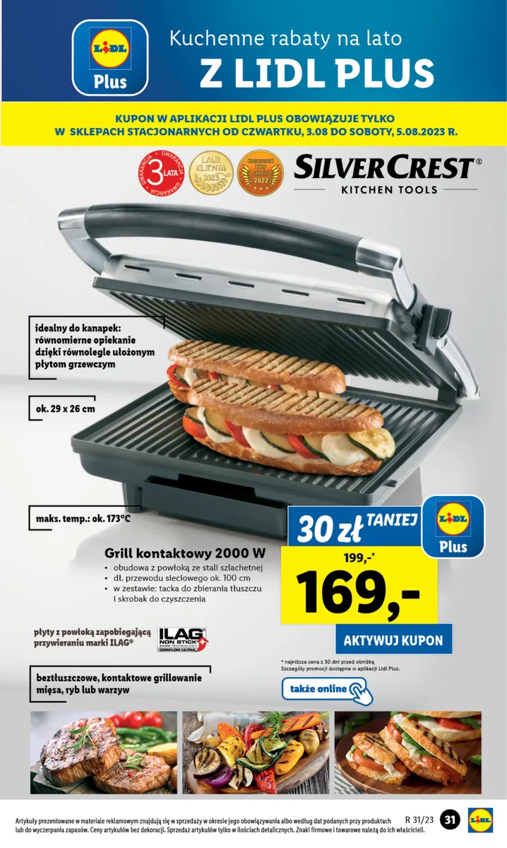 LIDL Katalog gazetka ważna od  31.07.2023 do 05.08.2023 strona 35