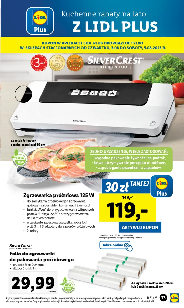 LIDL Katalog gazetka ważna od  31.07.2023 do 05.08.2023 strona 37