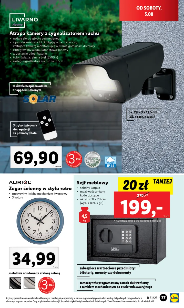 LIDL Katalog gazetka ważna od  31.07.2023 do 05.08.2023 strona 40