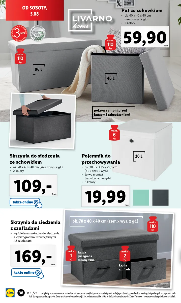 LIDL Katalog gazetka ważna od  31.07.2023 do 05.08.2023 strona 41