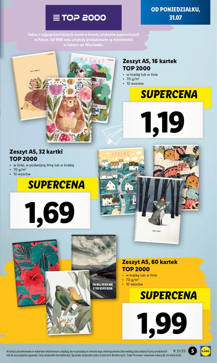 LIDL Katalog gazetka ważna od  31.07.2023 do 05.08.2023 strona 7