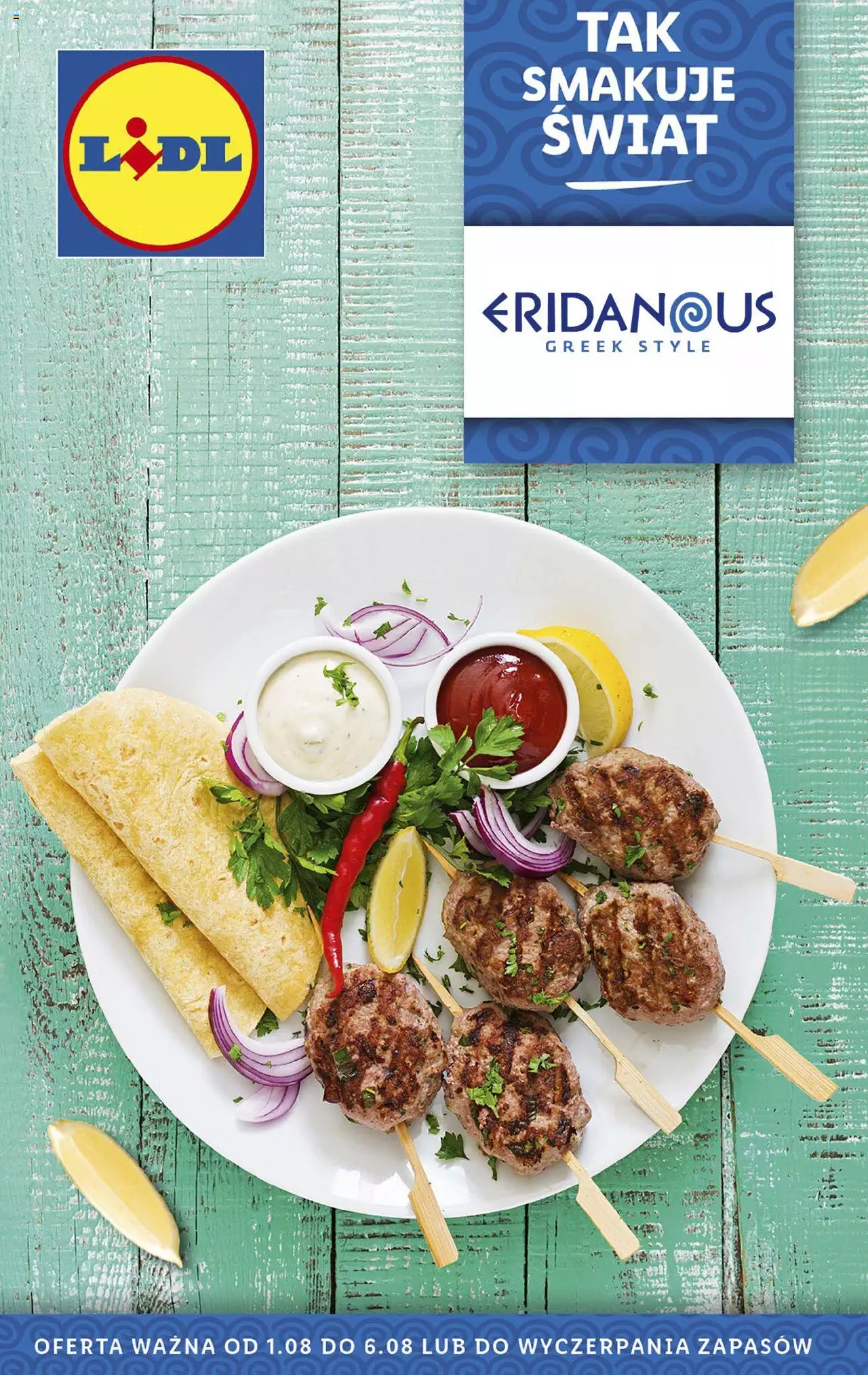Lidl Katalog grecki gazetka ważna od 01.08.2022 do 06.08.2022 strona 1