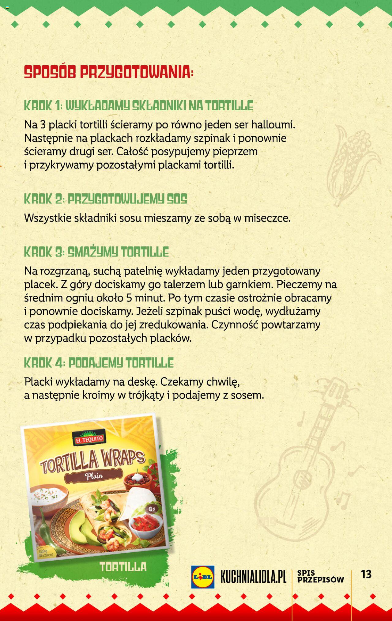 LIDL Katalog meksyk gazetka ważna od 11.09.2023 strona 13