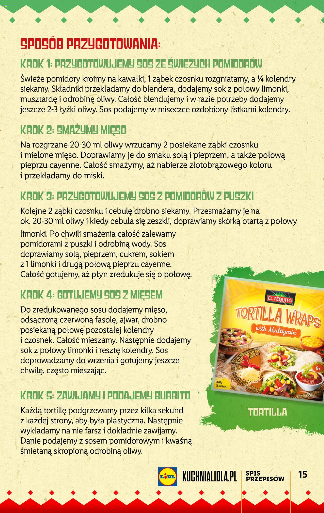 LIDL Katalog meksyk gazetka ważna od 11.09.2023 strona 15