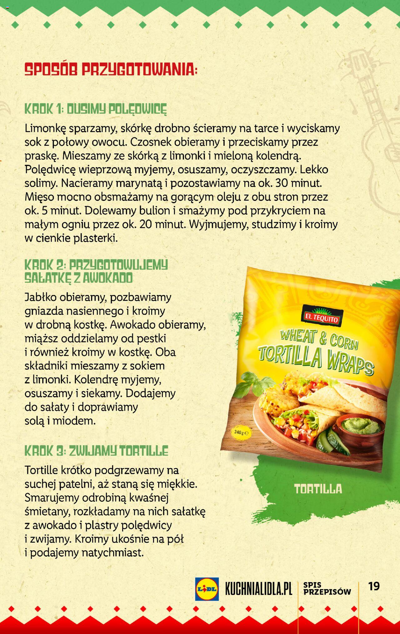LIDL Katalog meksyk gazetka ważna od 11.09.2023 strona 19