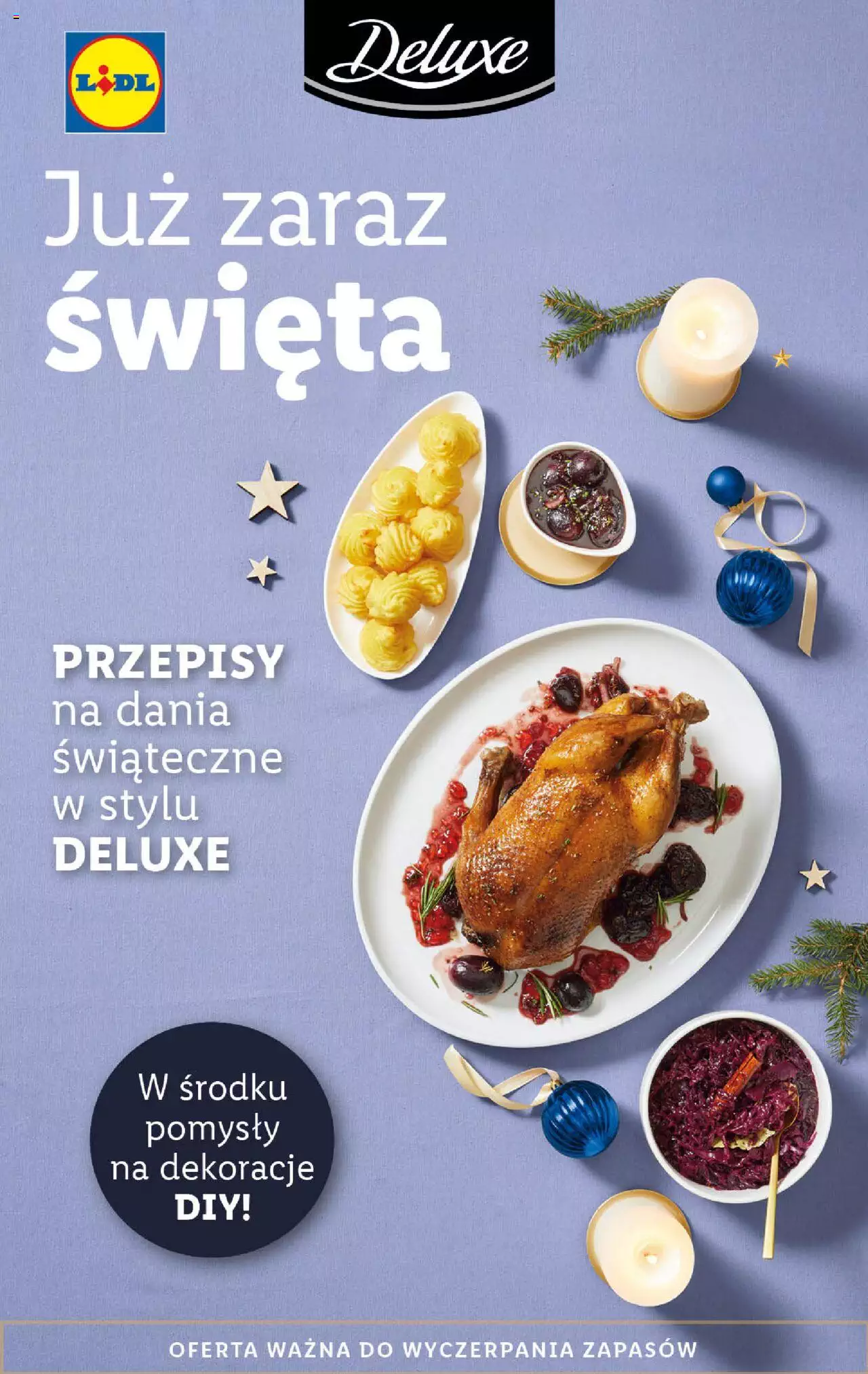 Lidl Katalog Świąteczny deluxe gazetka ważna od 28.11.2022 strona 1