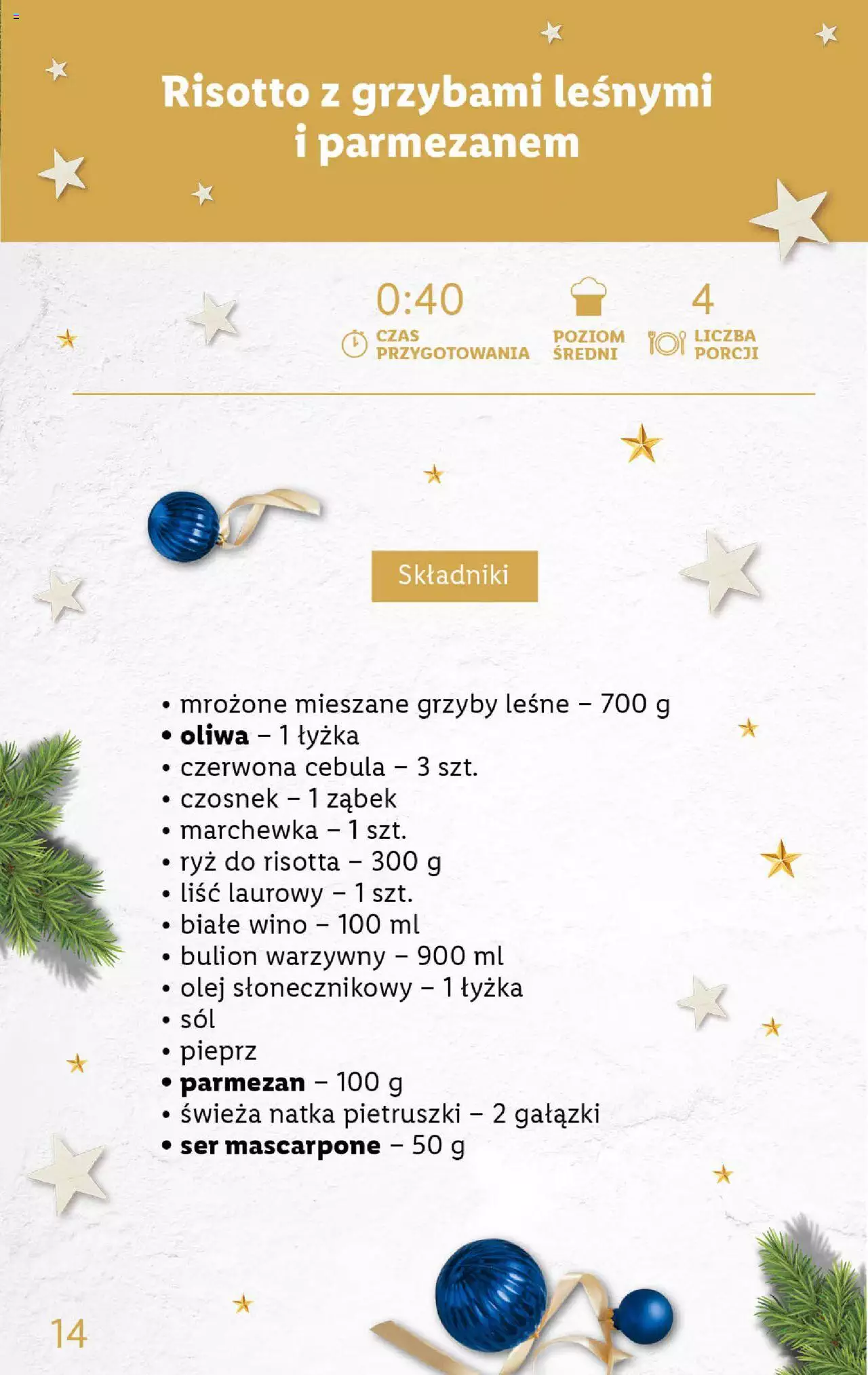 Lidl Katalog Świąteczny deluxe gazetka ważna od 28.11.2022 strona 14