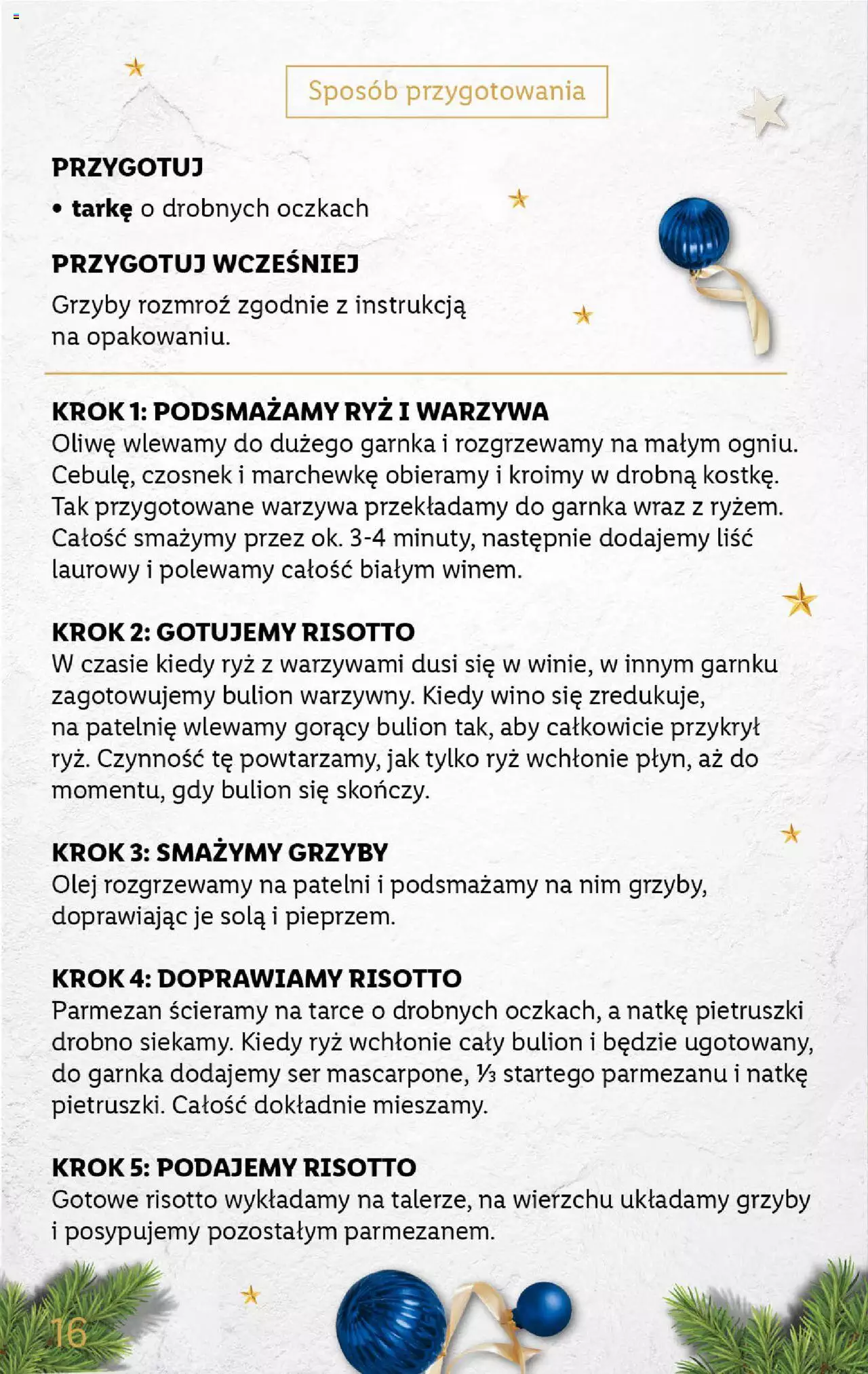 Lidl Katalog Świąteczny deluxe gazetka ważna od 28.11.2022 strona 16