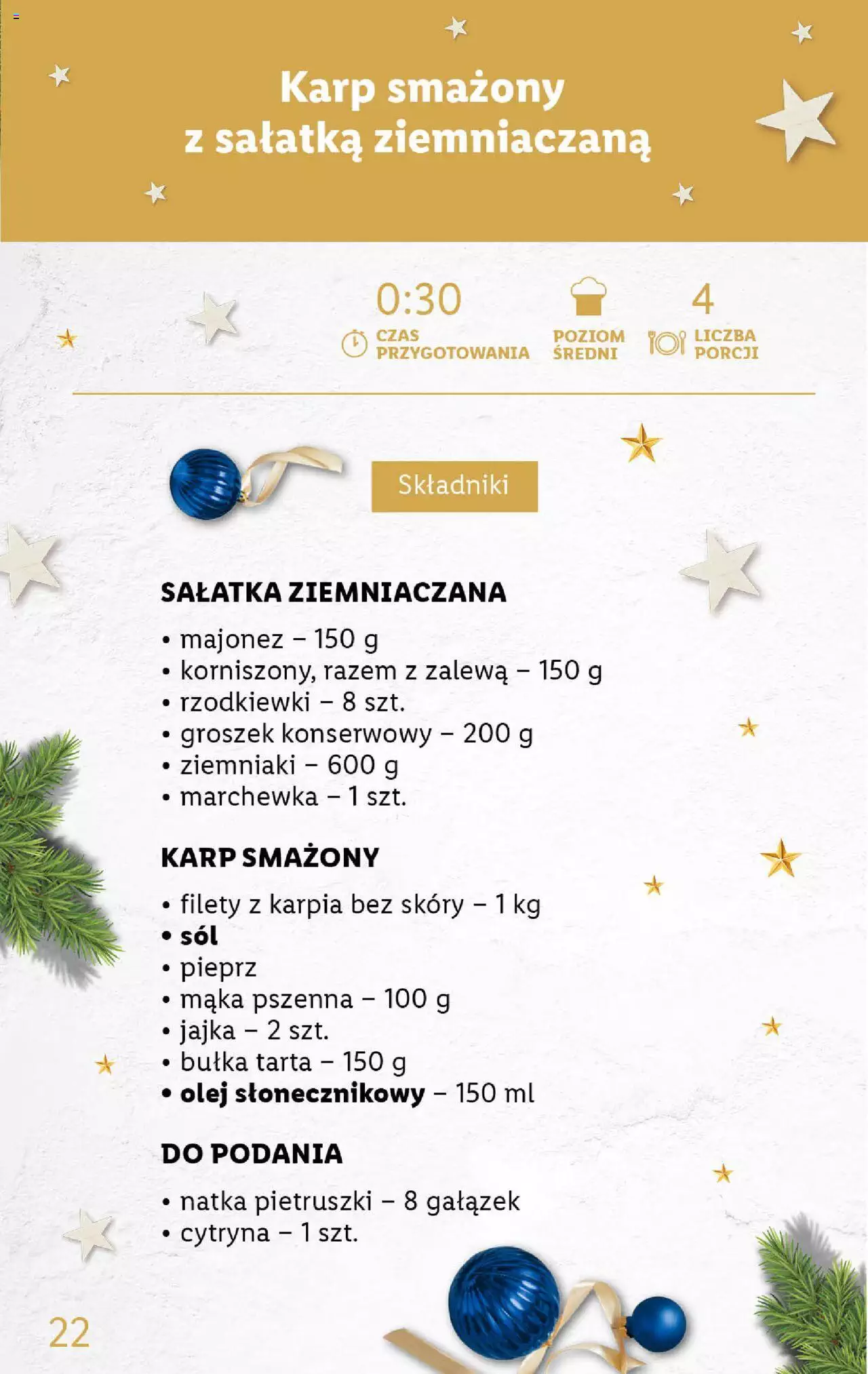 Lidl Katalog Świąteczny deluxe gazetka ważna od 28.11.2022 strona 22