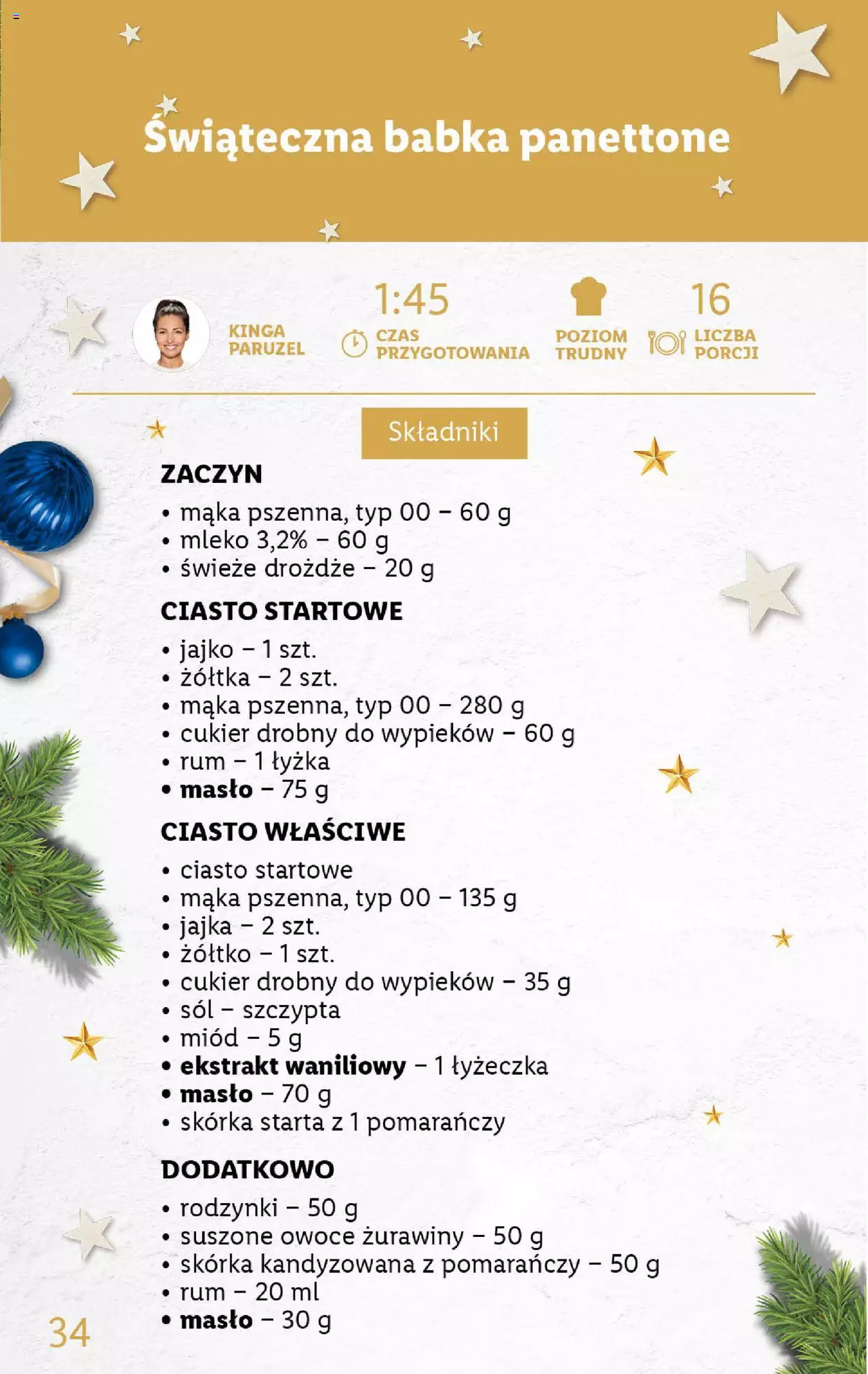 Lidl Katalog Świąteczny deluxe gazetka ważna od 28.11.2022 strona 34
