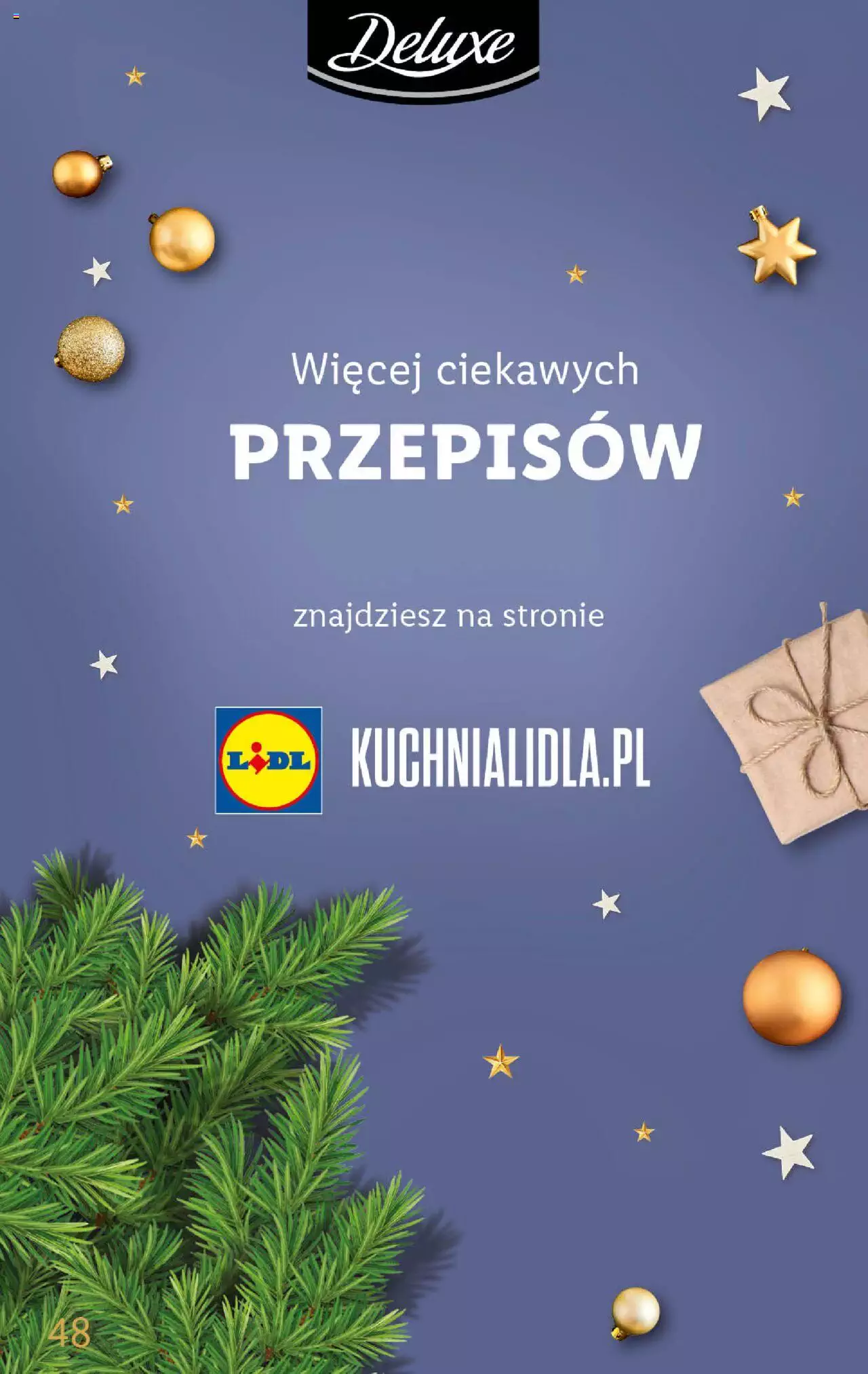 Lidl Katalog Świąteczny deluxe gazetka ważna od 28.11.2022 strona 48